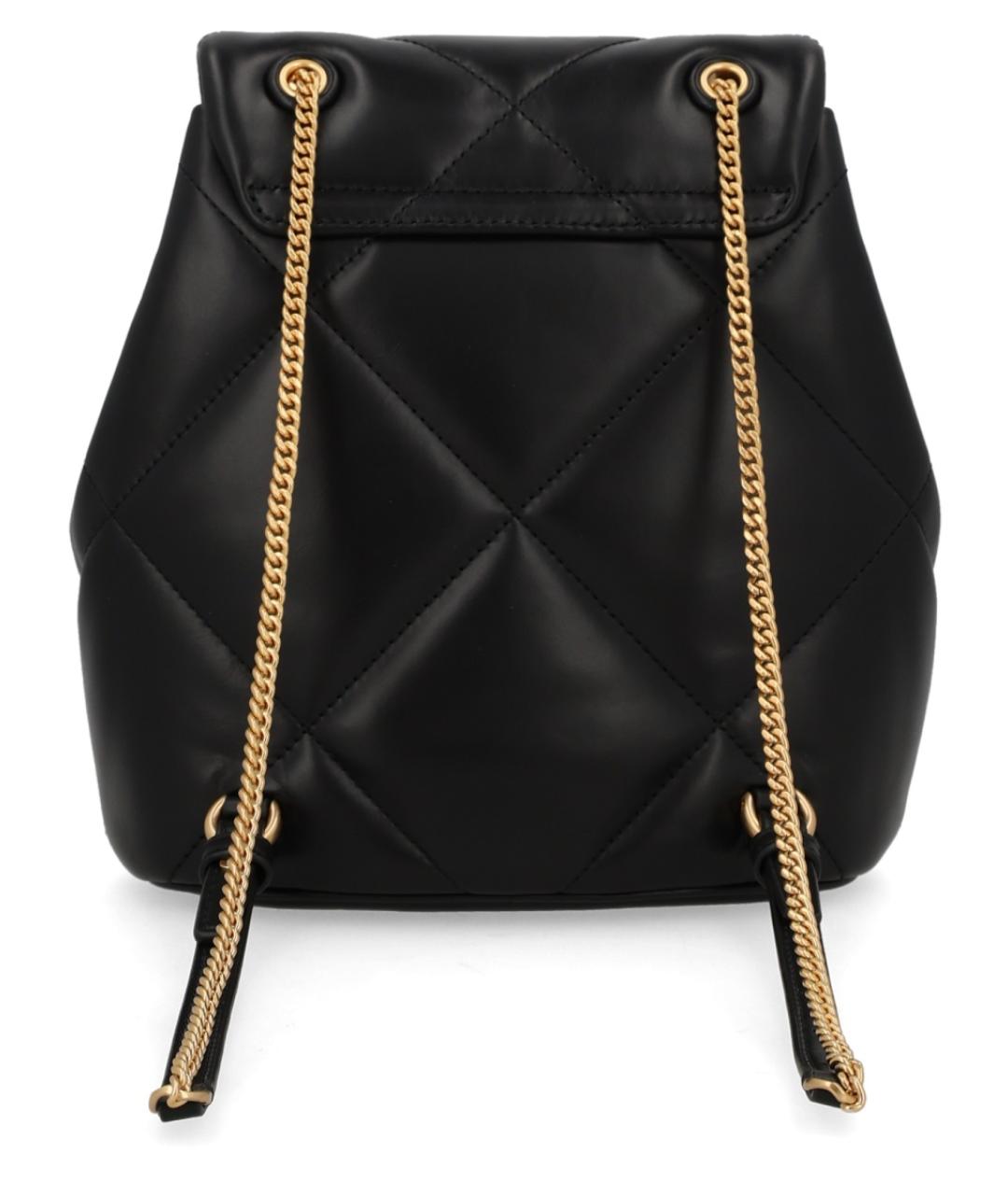 TORY BURCH Черный кожаный рюкзак, фото 3