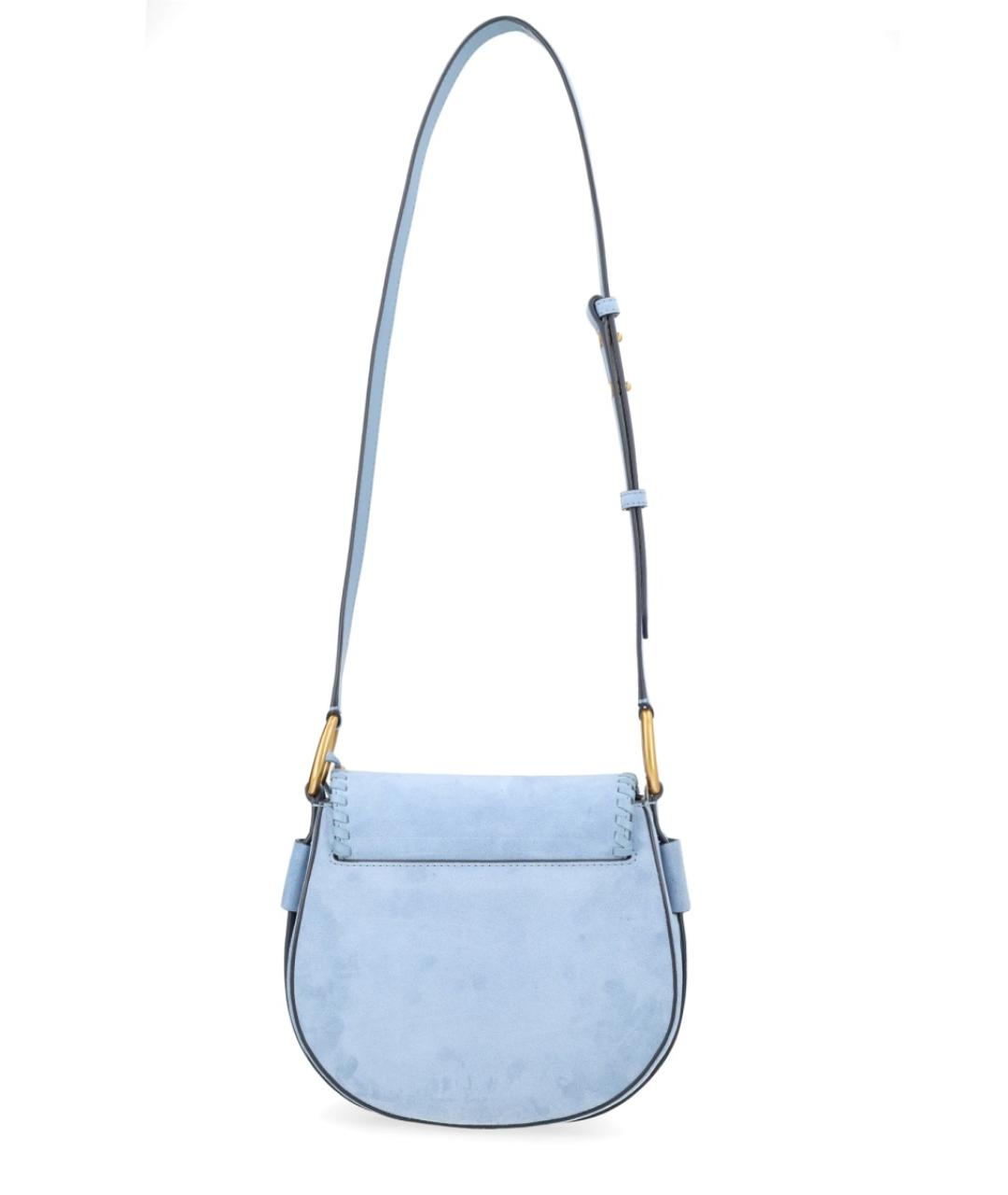 MICHAEL KORS Голубая замшевая сумка через плечо, фото 3