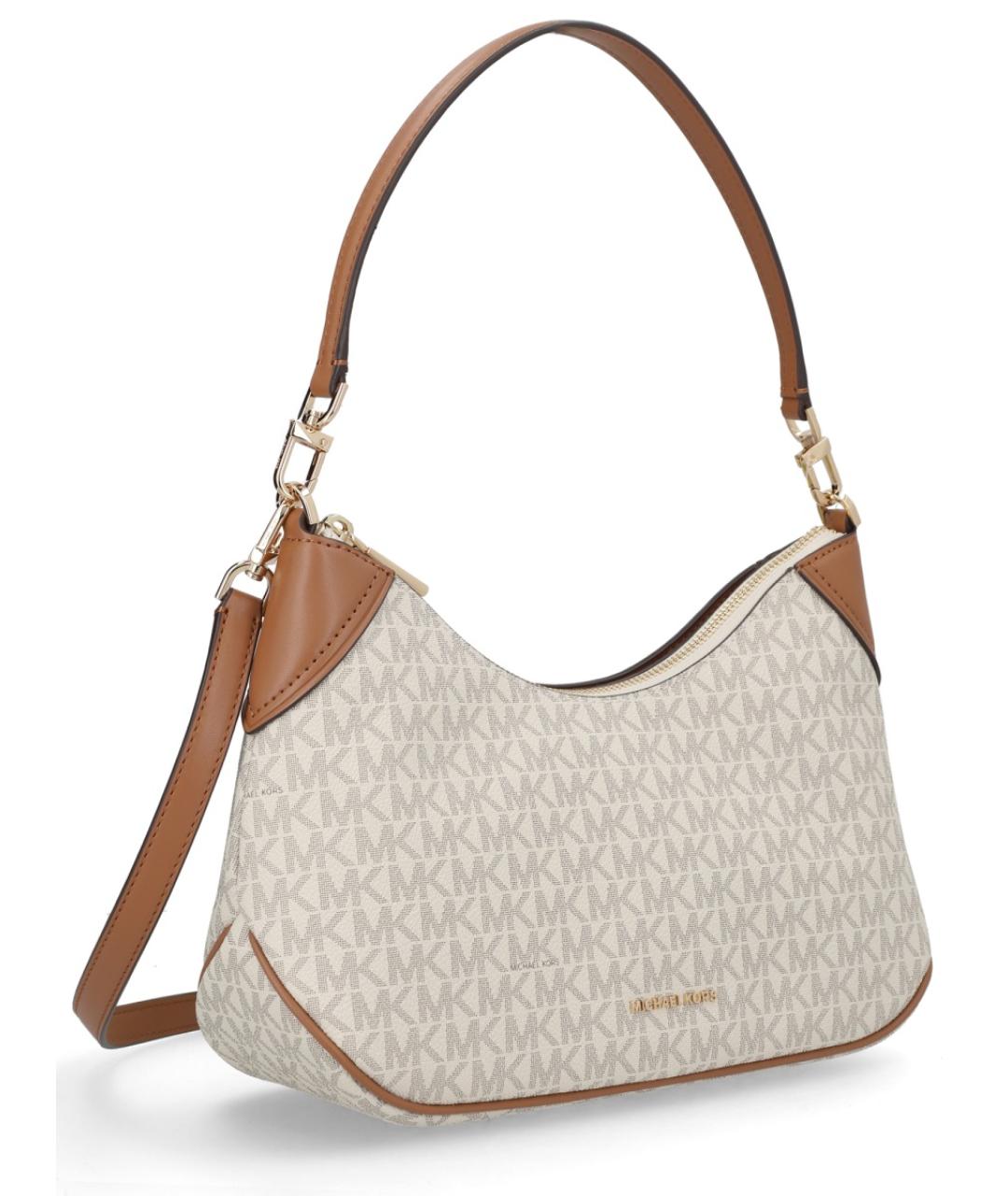 MICHAEL KORS Бежевая сумка через плечо, фото 3