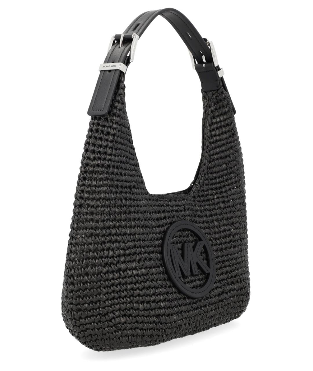 MICHAEL KORS Черная пелетеная сумка через плечо, фото 3