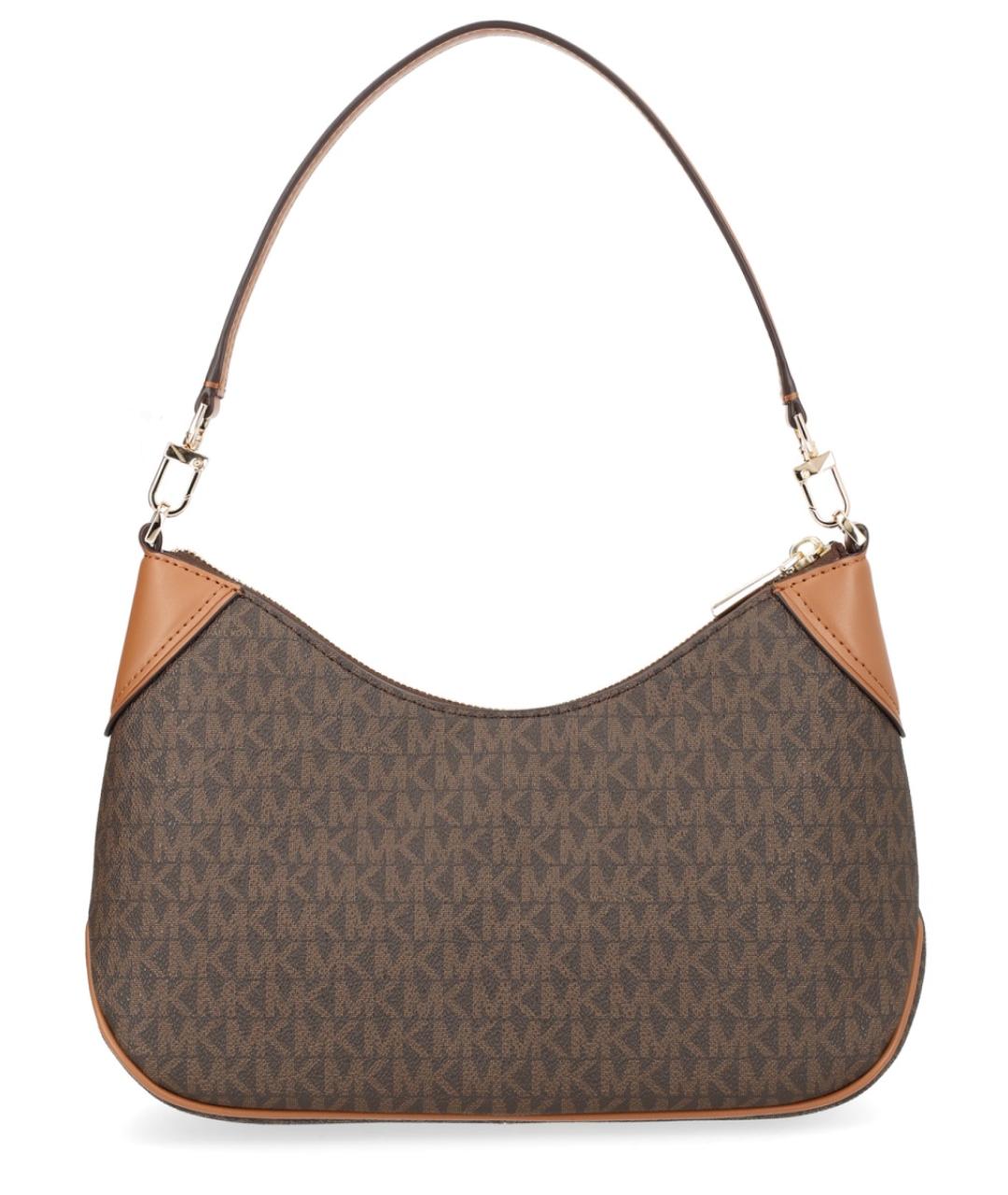 MICHAEL KORS Коричневая сумка через плечо из искусственной кожи, фото 2