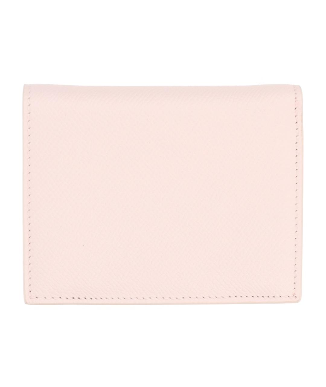 FERRAGAMO Розовый кожаный кошелек, фото 2