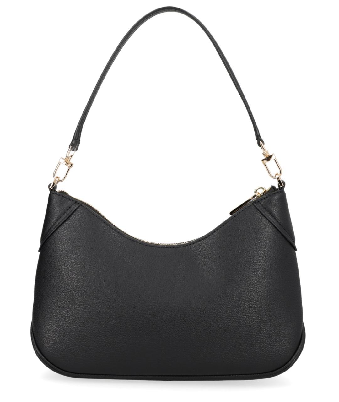 MICHAEL KORS Черная кожаная сумка через плечо, фото 2