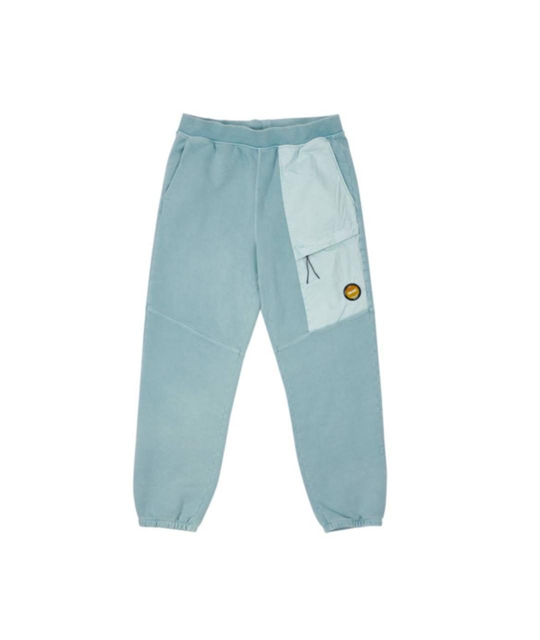 CP COMPANY Голубые хлопковые повседневные брюки, фото 5