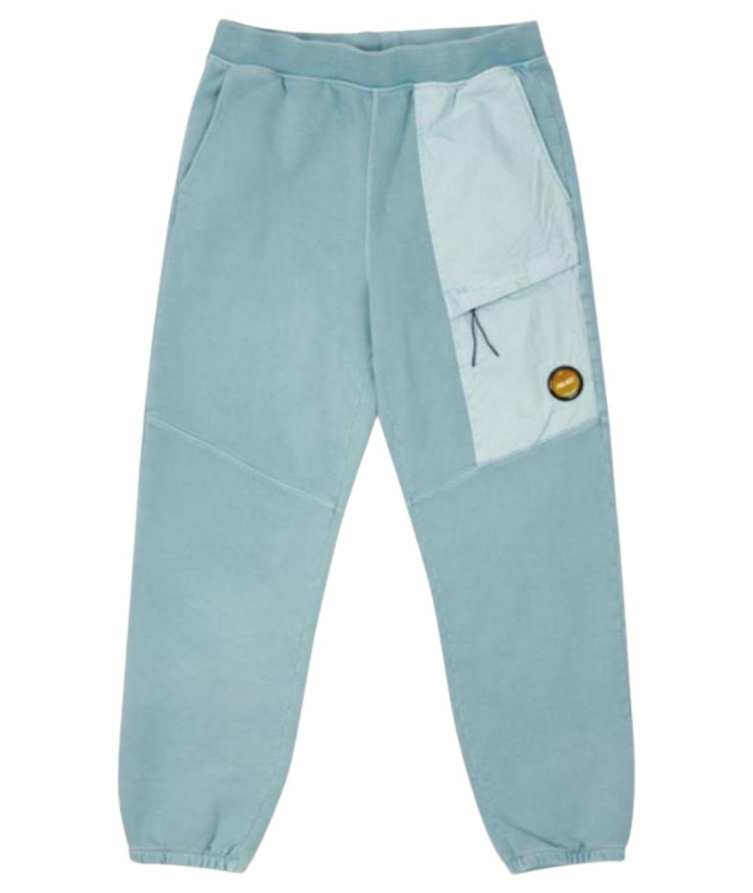 CP COMPANY Голубые хлопковые повседневные брюки, фото 1