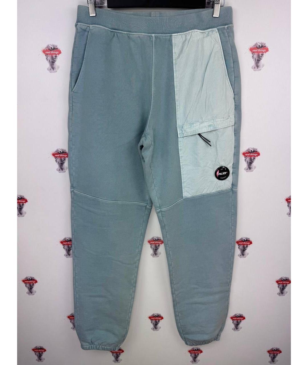 CP COMPANY Голубые хлопковые повседневные брюки, фото 2