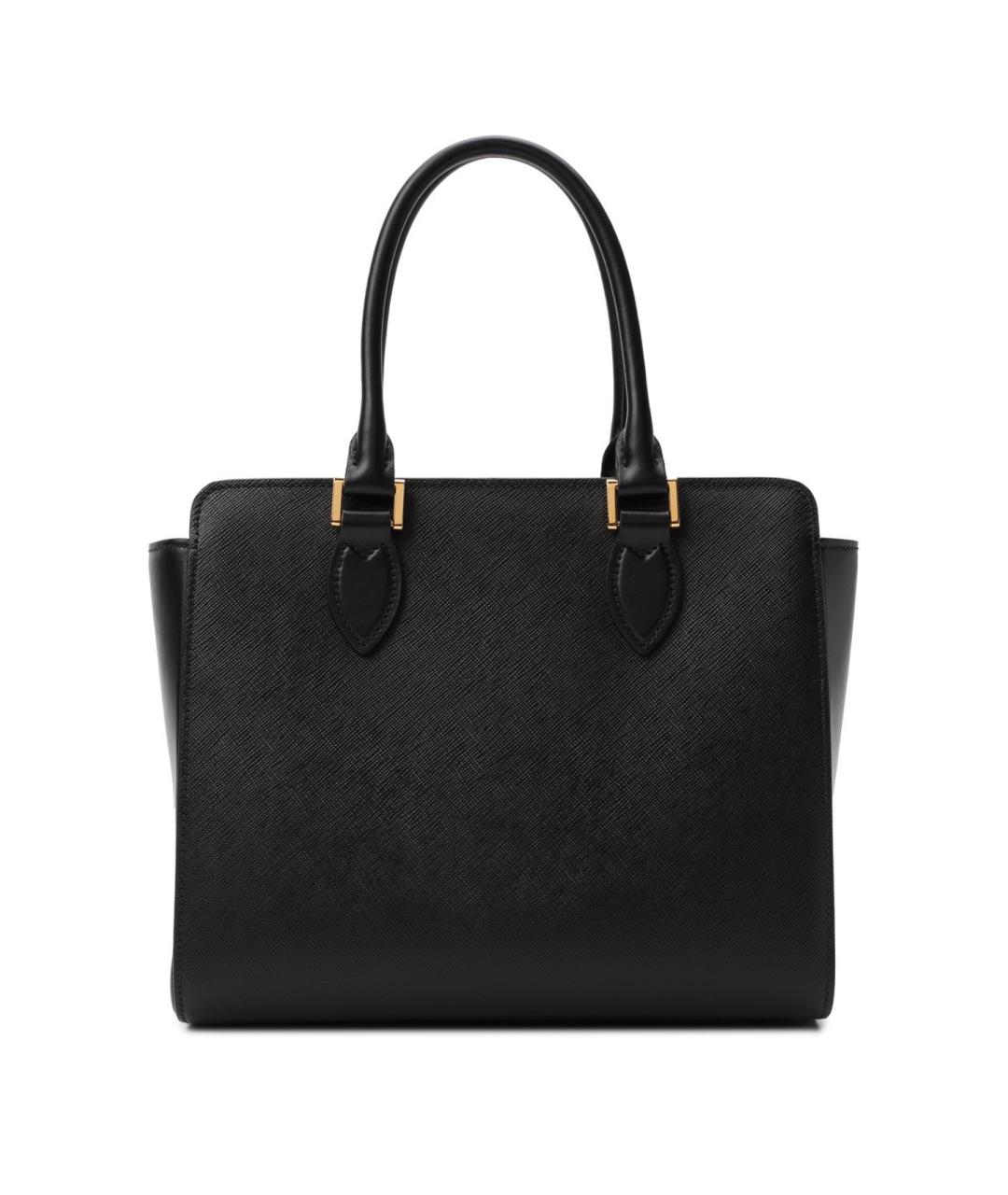 PRADA Черная кожаная сумка тоут, фото 3