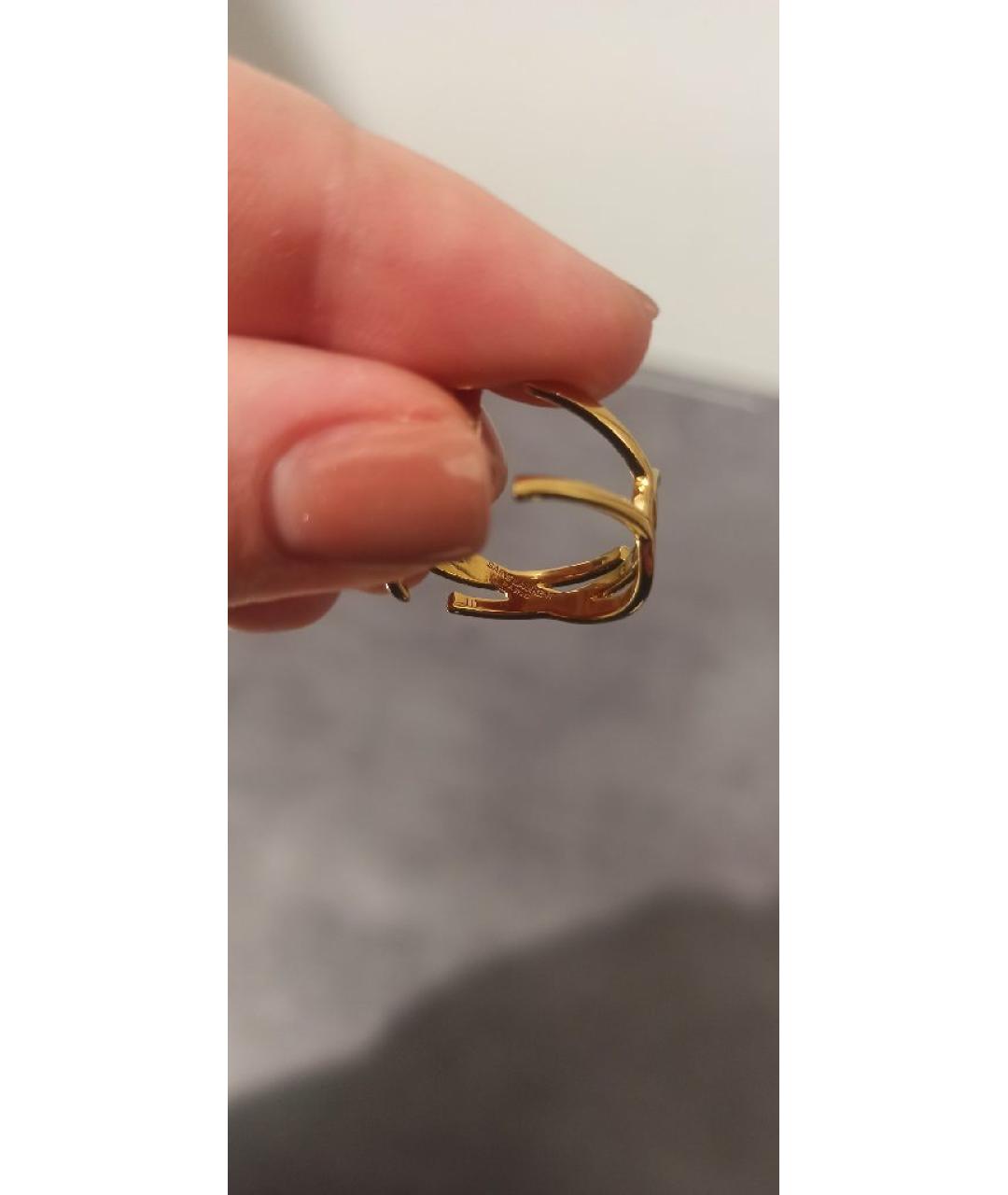 SAINT LAURENT Золотое кольцо, фото 7