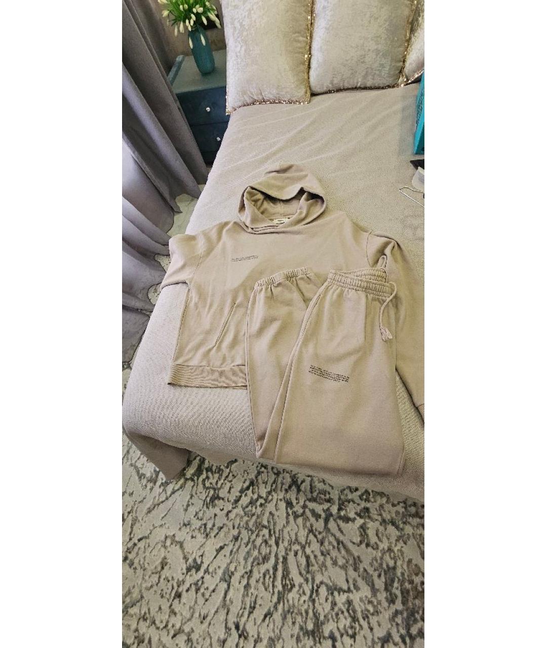 THE PANGAIA Бежевый хлопковый спортивные костюмы, фото 6