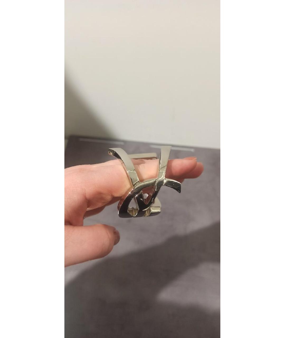 SAINT LAURENT Серебрянный браслет, фото 6