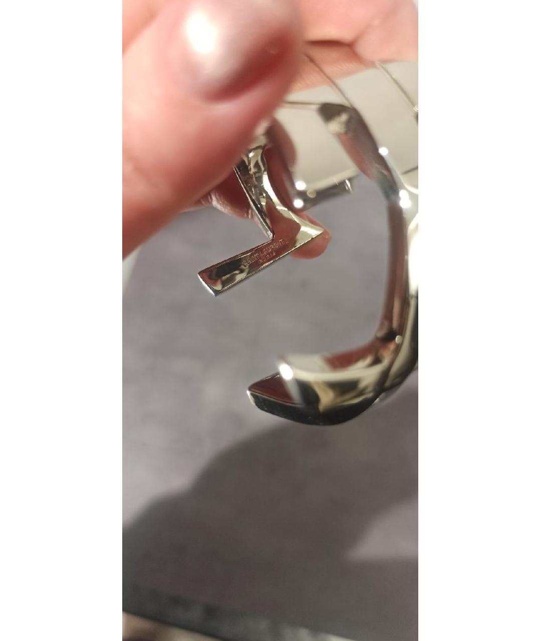 SAINT LAURENT Серебрянный браслет, фото 4