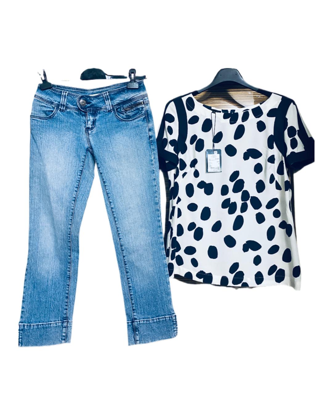 ESCADA Мульти шелковый костюм с брюками, фото 7