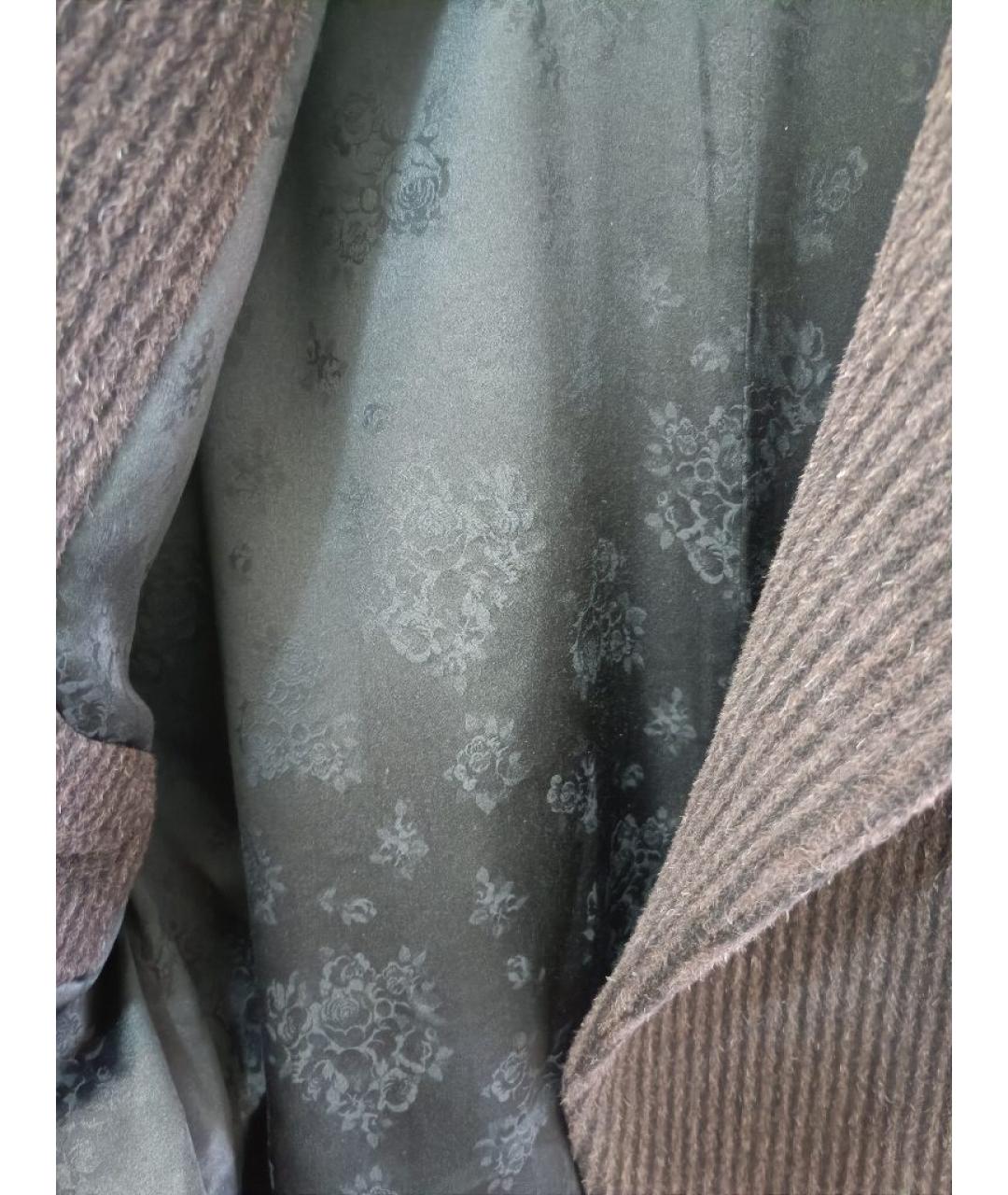 MAGDA BUTRYM Коричневое шерстяное пальто, фото 4