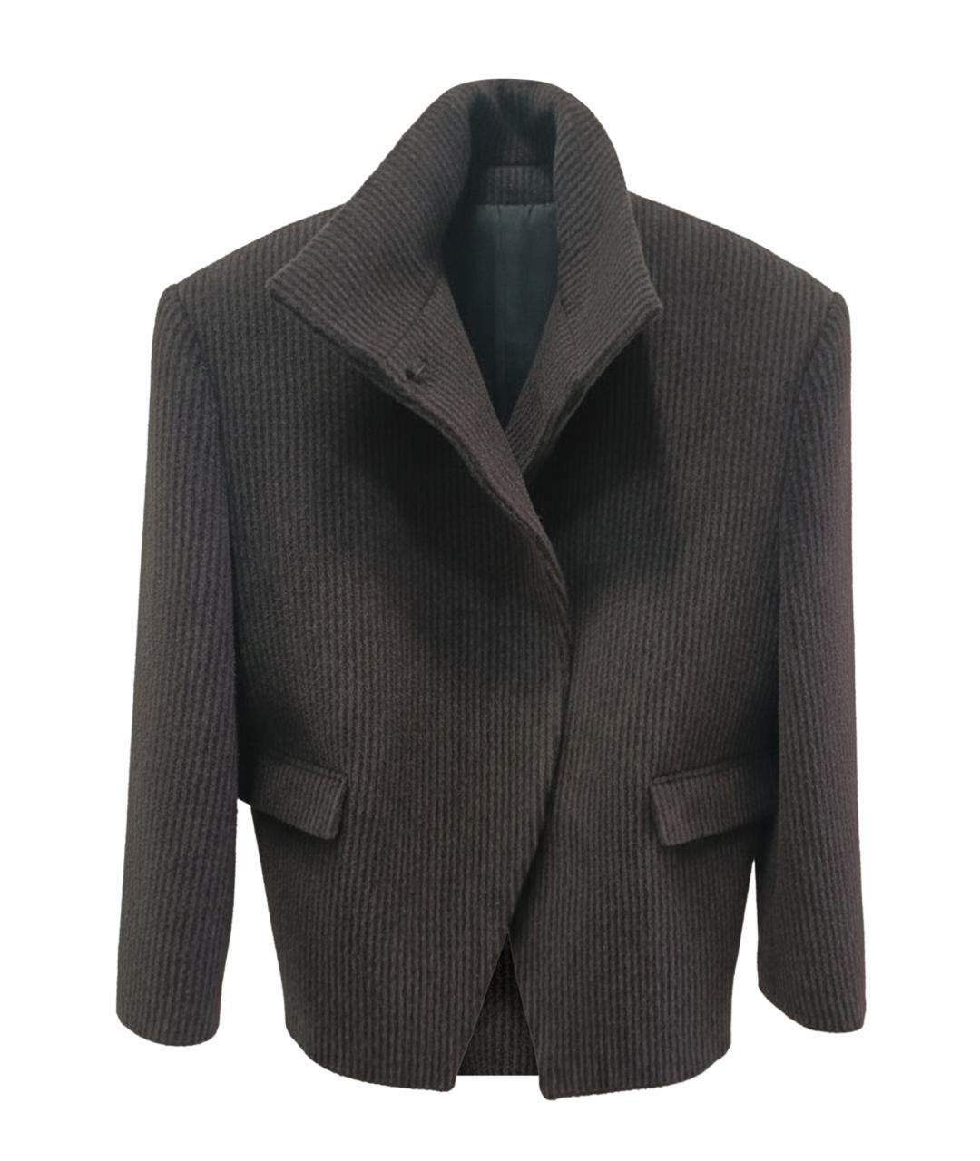 MAGDA BUTRYM Коричневое шерстяное пальто, фото 1