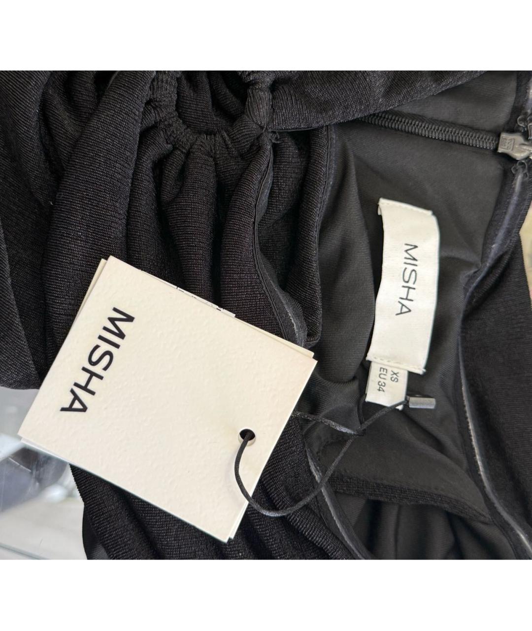 MISHA COLLECTION Черный полиэстеровый комбинезон, фото 5