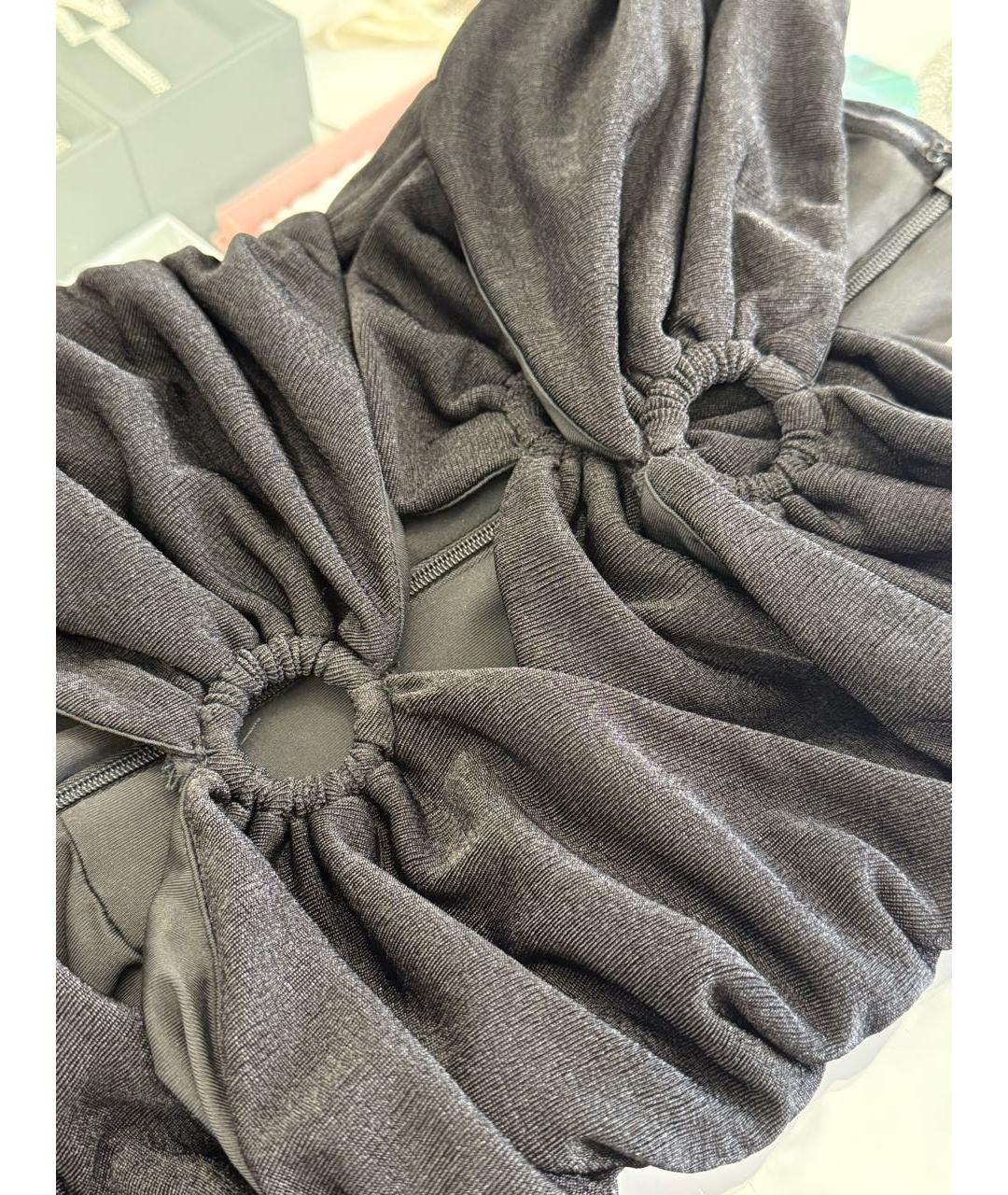 MISHA COLLECTION Черный полиэстеровый комбинезон, фото 4