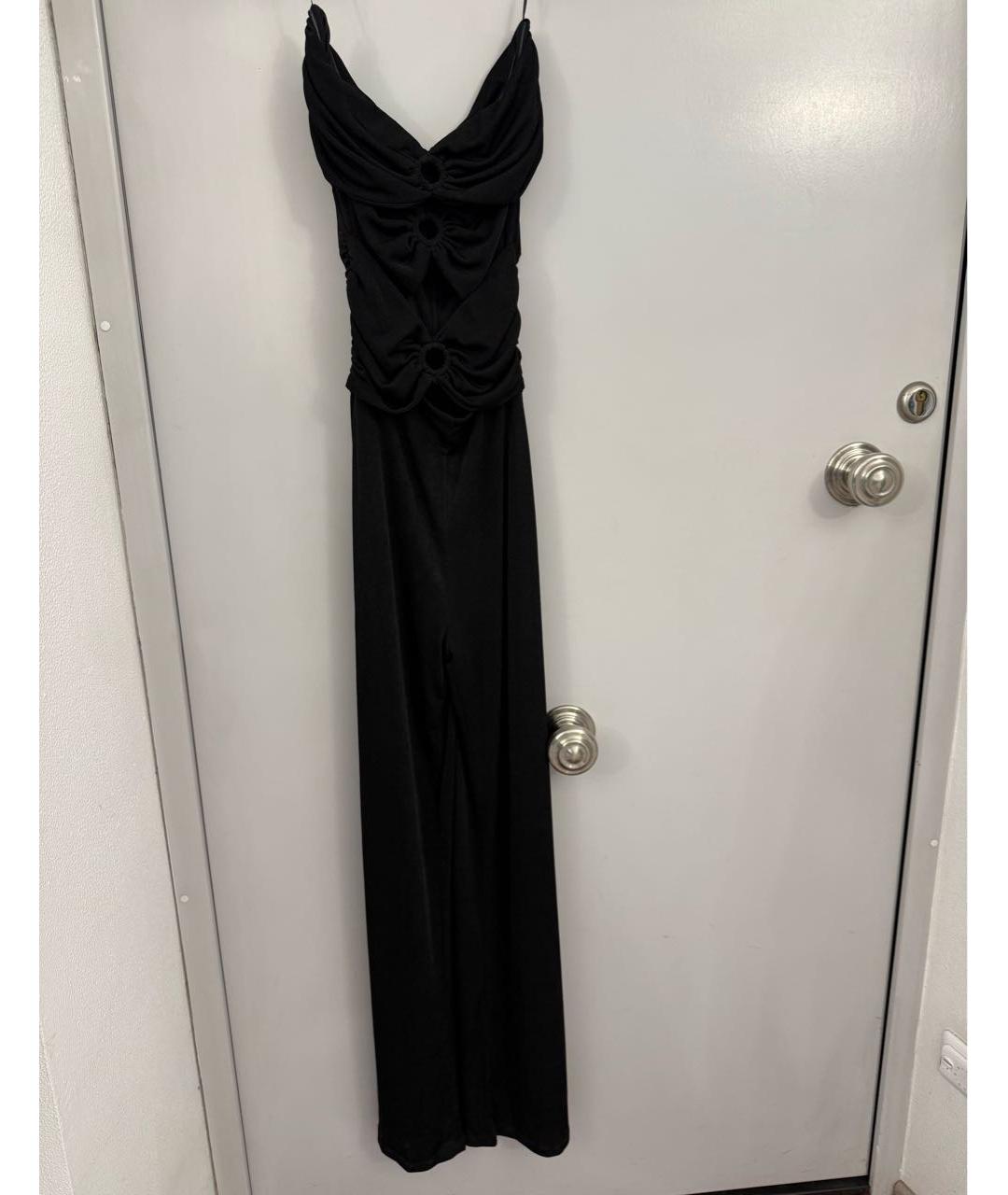 MISHA COLLECTION Черный полиэстеровый комбинезон, фото 2