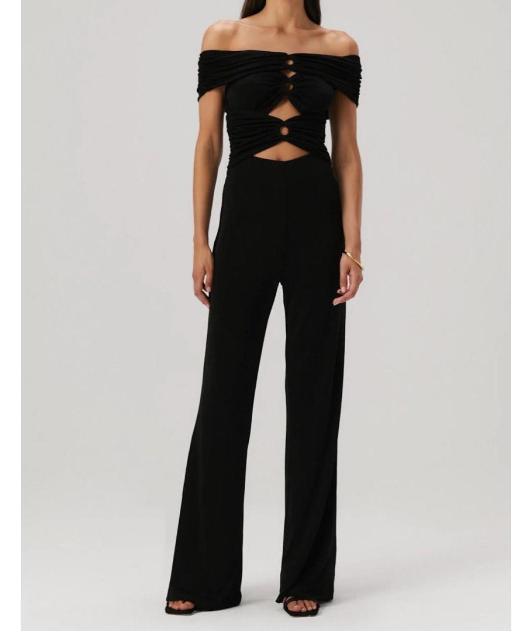 MISHA COLLECTION Черный полиэстеровый комбинезон, фото 8