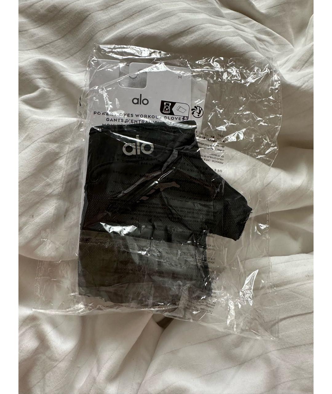 ALO YOGA Черные митенки, фото 3