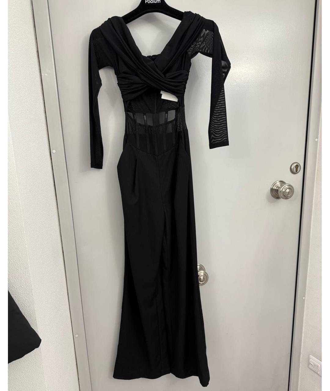 MISHA COLLECTION Черный полиэстеровый комбинезон, фото 7