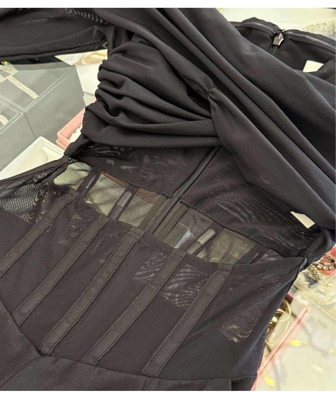 MISHA COLLECTION Черный полиэстеровый комбинезон, фото 5