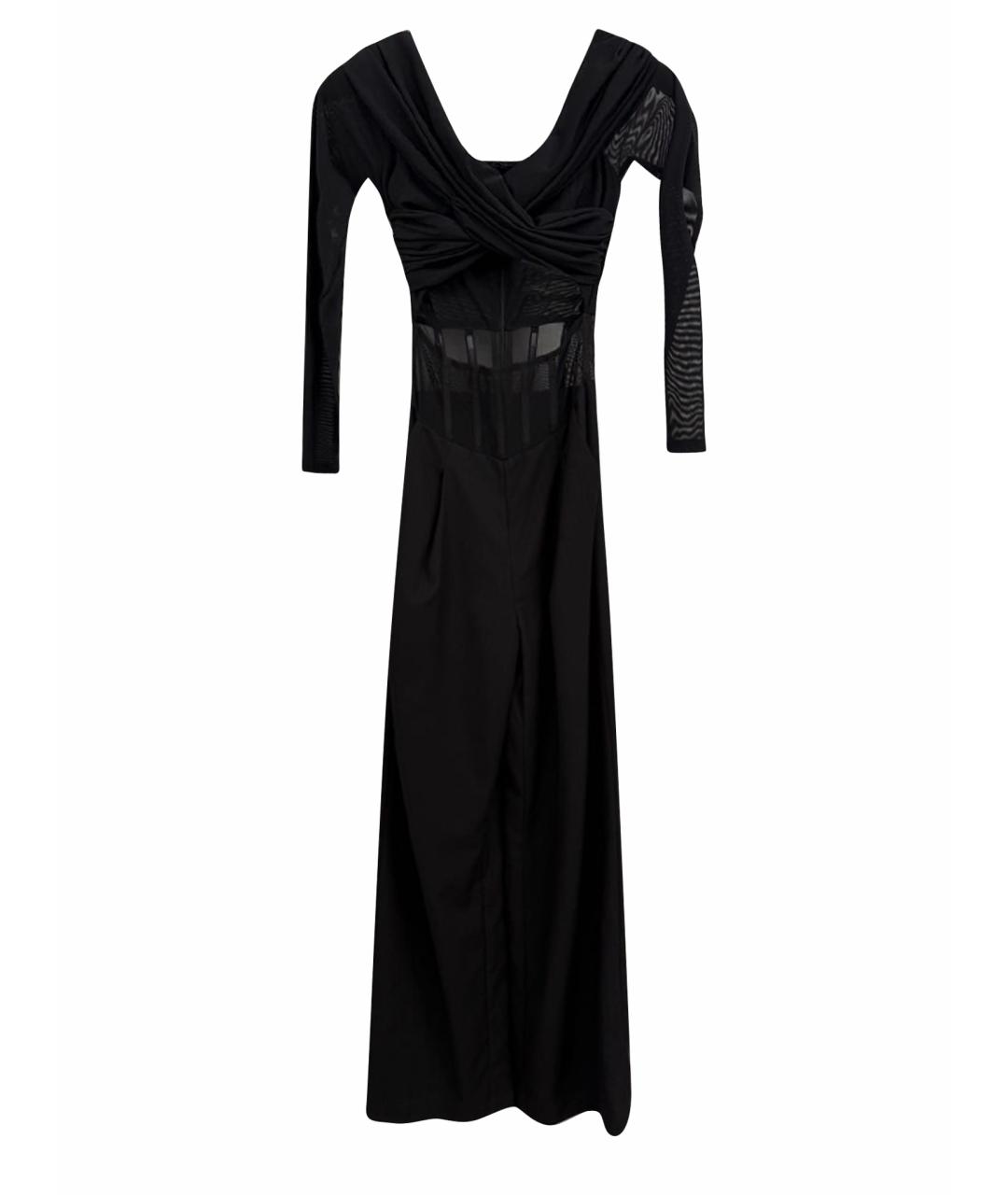 MISHA COLLECTION Черный полиэстеровый комбинезон, фото 1