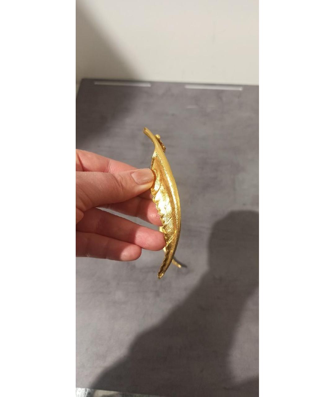 SAINT LAURENT Золотые серьги, фото 3