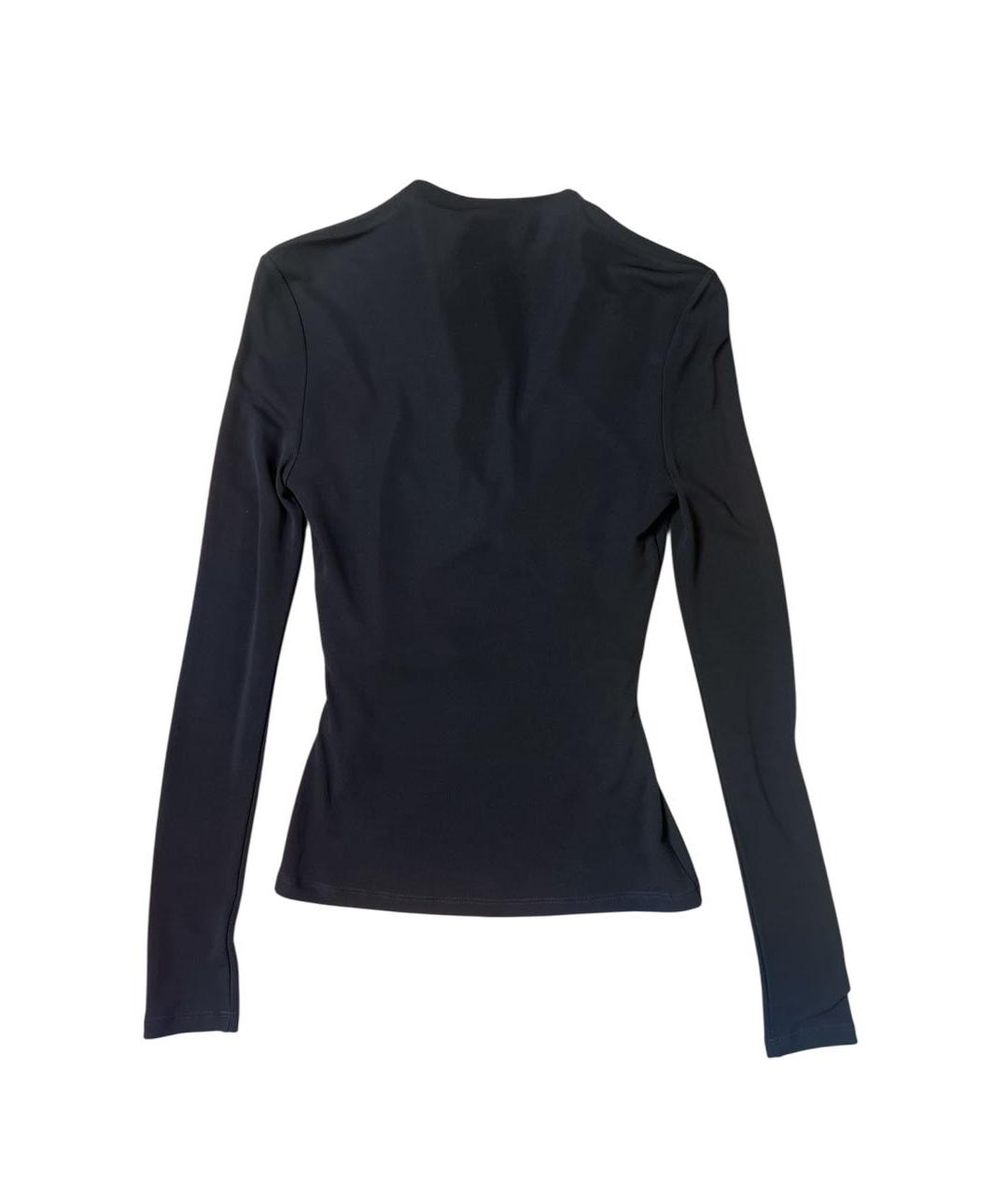 ROBERTO CAVALLI Черный вискозный джемпер / свитер, фото 2