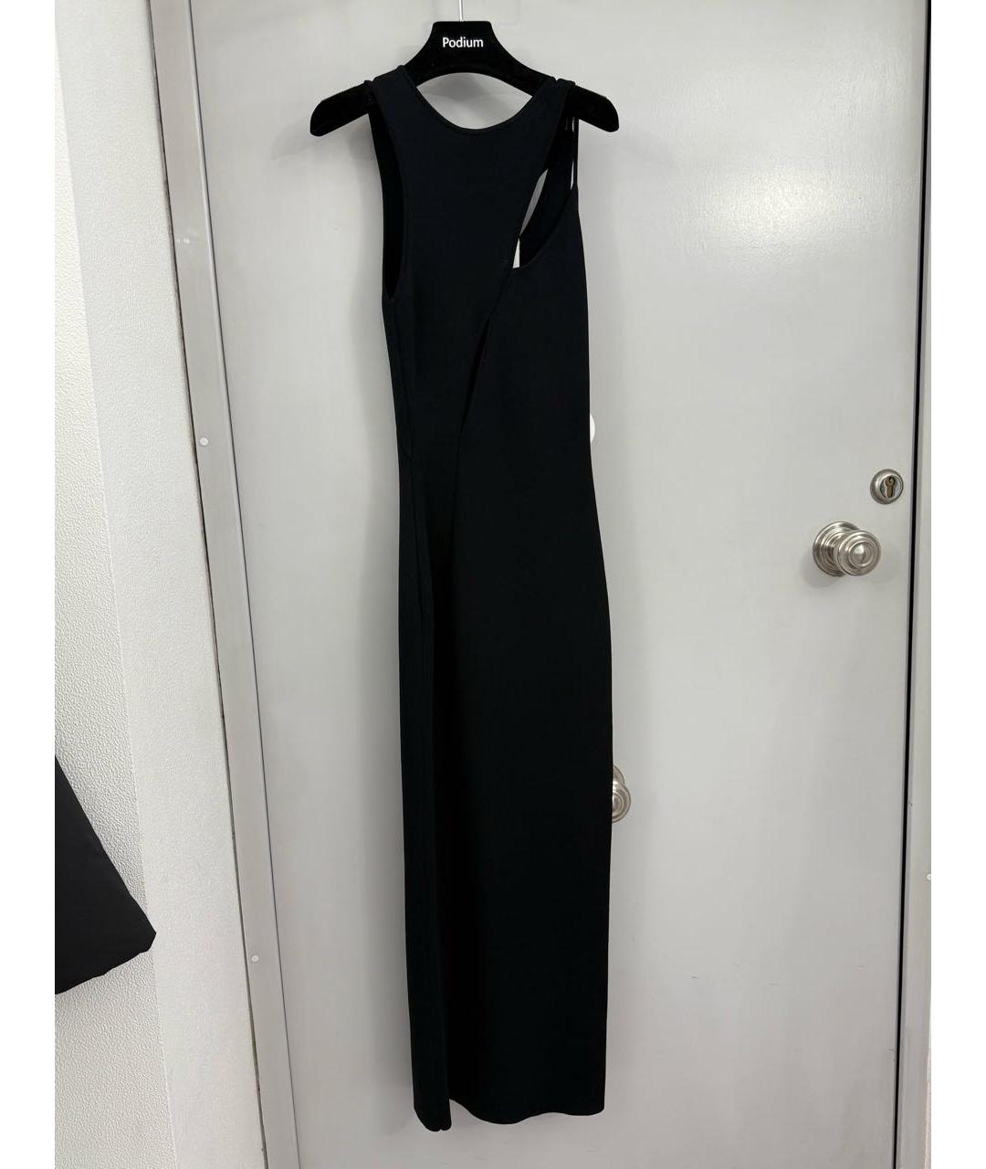 MISHA COLLECTION Черное вискозное повседневное платье, фото 5