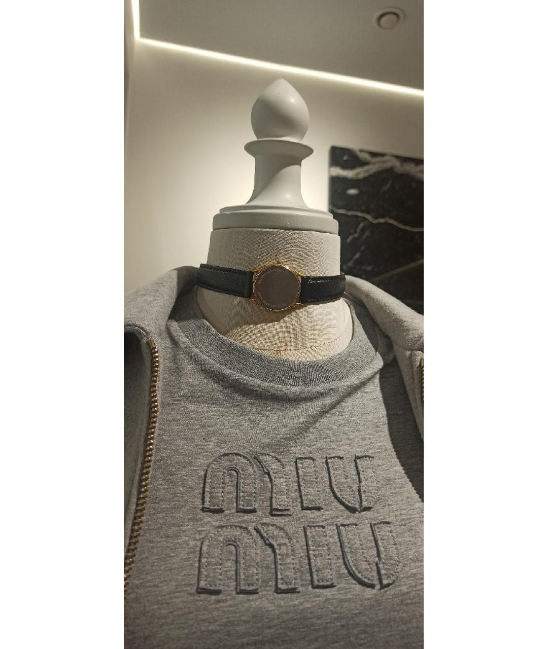 BALENCIAGA Черный кожаный чокер, фото 6