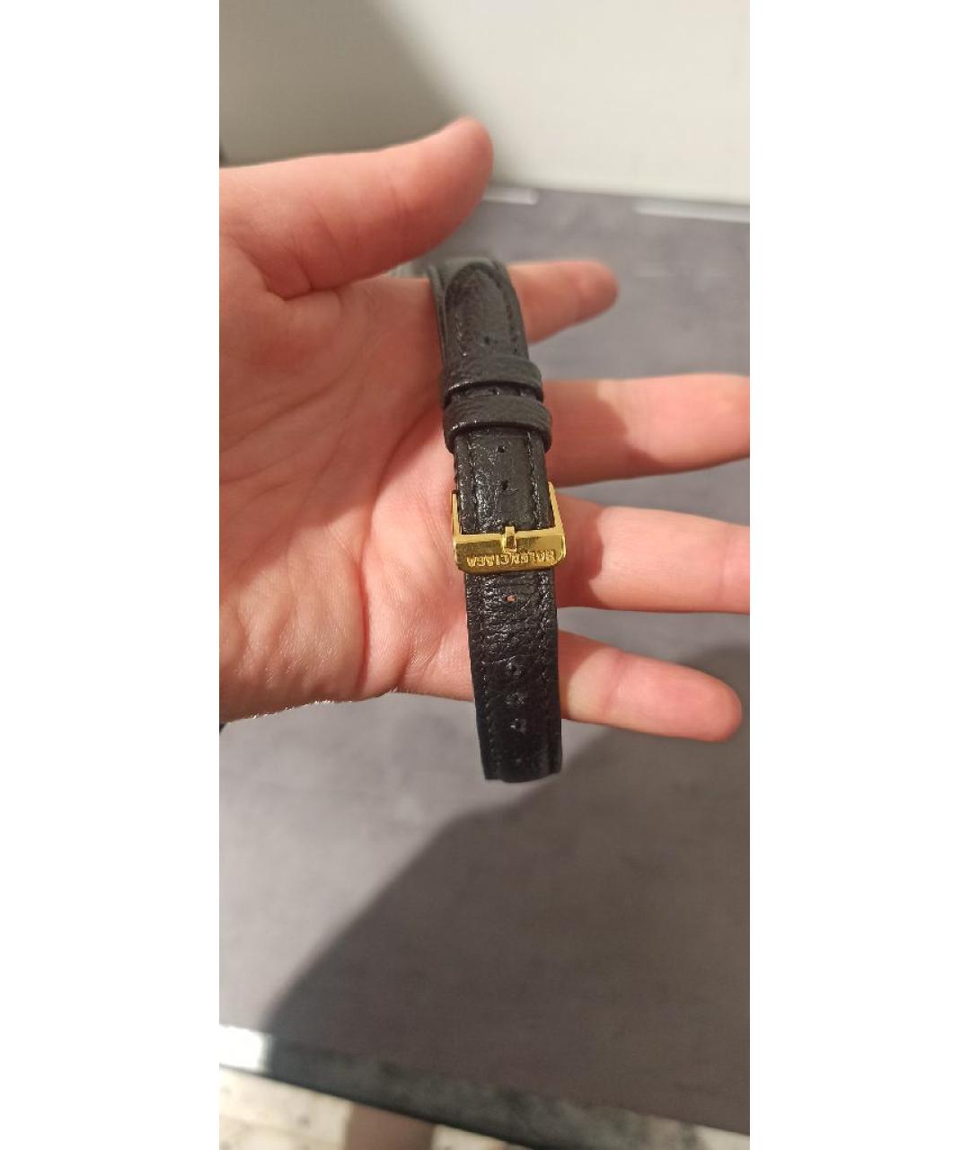 BALENCIAGA Черный кожаный чокер, фото 4