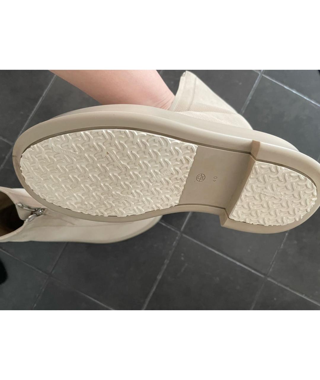 THE ROW Бежевые нубуковые полусапоги, фото 7