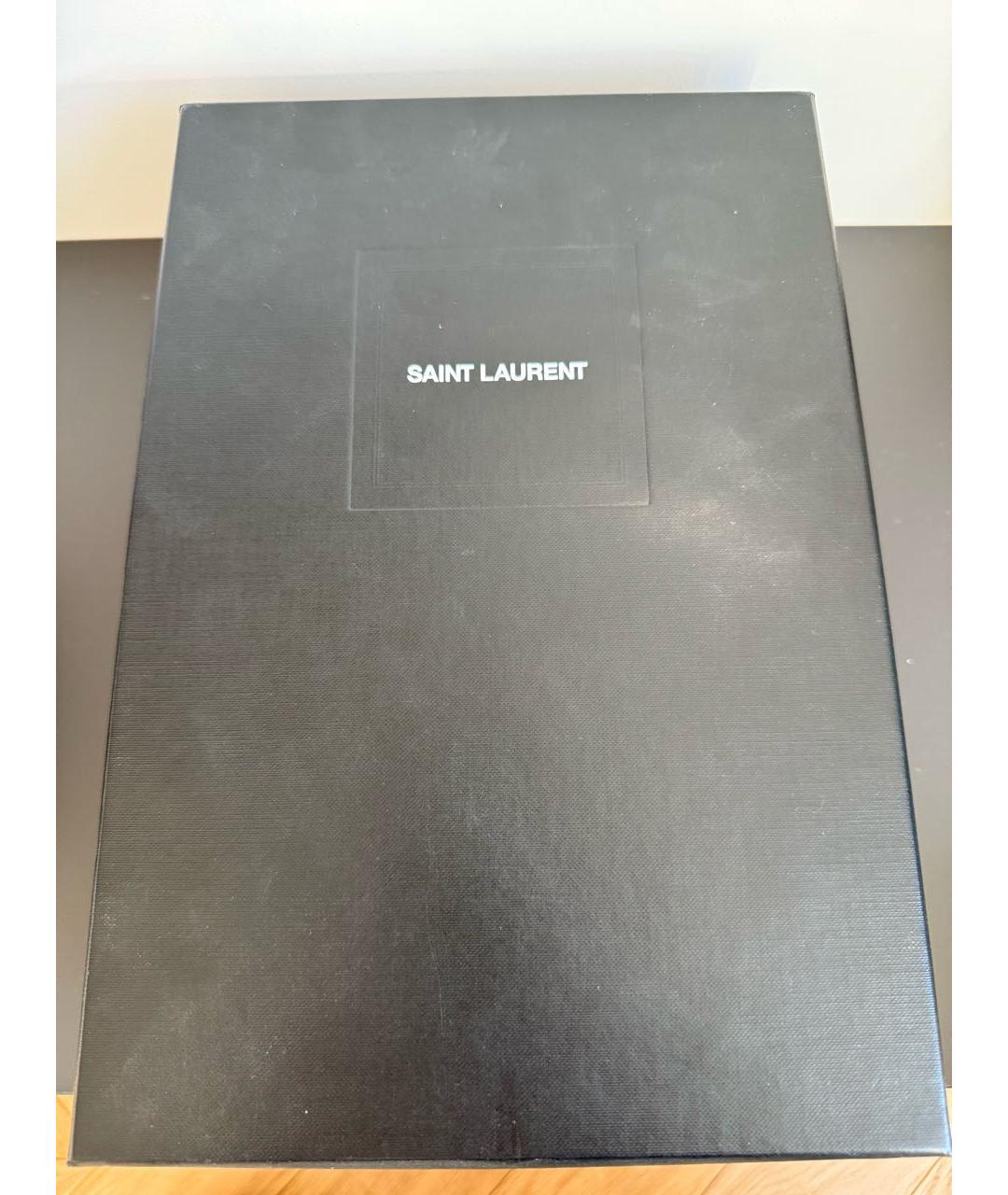 SAINT LAURENT Мульти текстильные туфли, фото 8