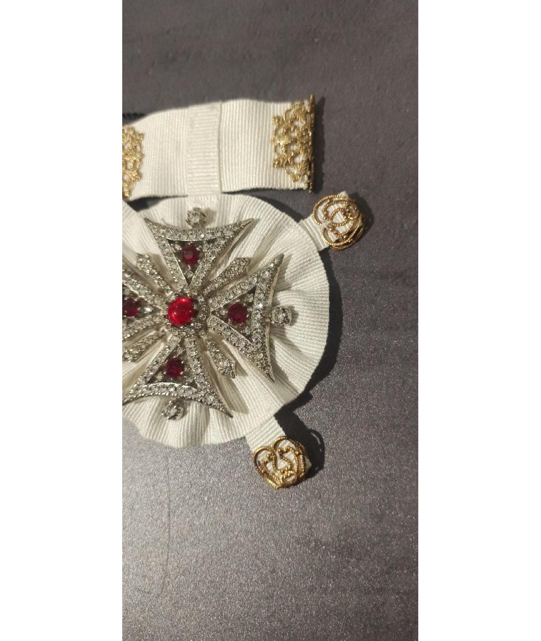 DOLCE&GABBANA Белая булавка / брошь, фото 3