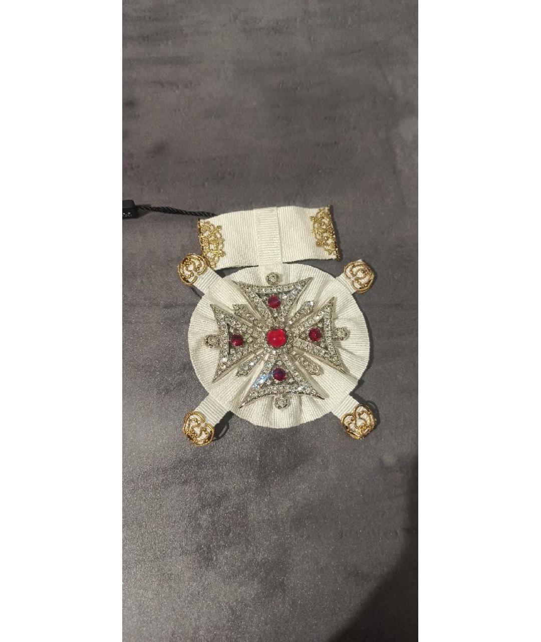 DOLCE&GABBANA Белая булавка / брошь, фото 2