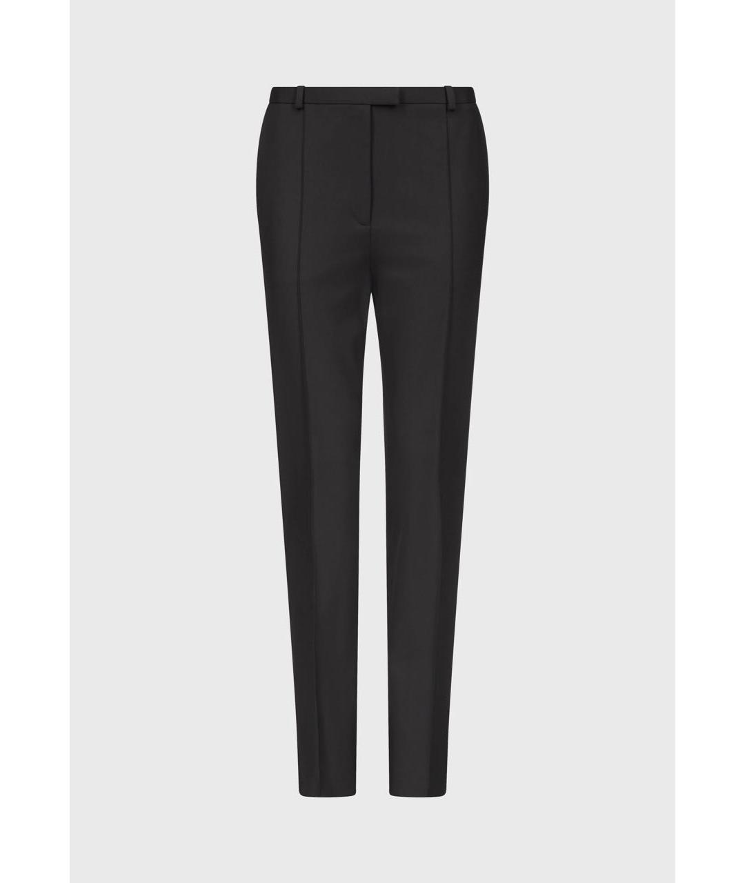 LOULOU DE SAISON Черные шерстяные брюки узкие, фото 6