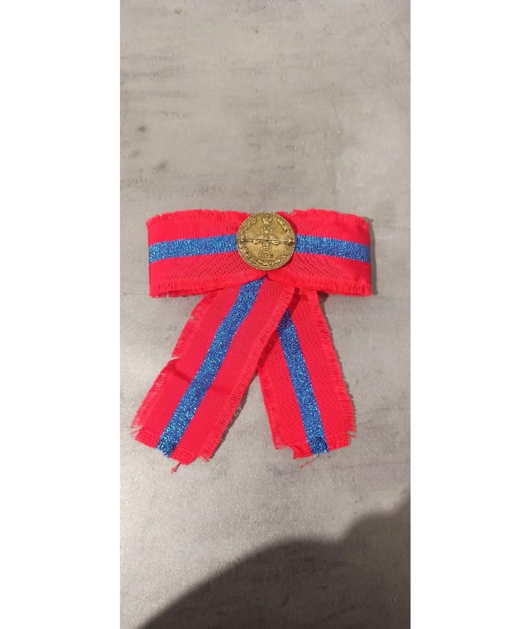GUCCI Красная булавка / брошь, фото 3