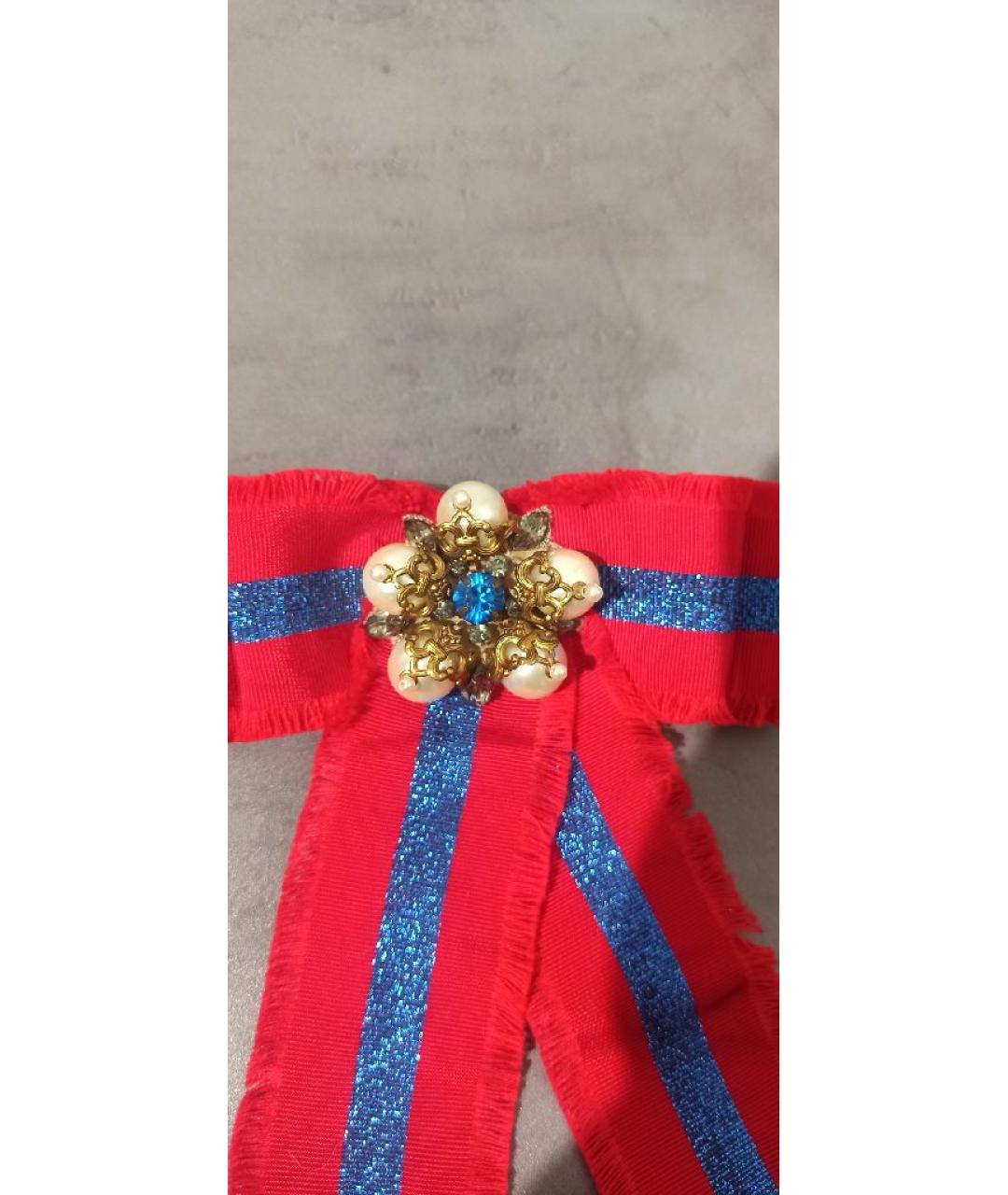 GUCCI Красная булавка / брошь, фото 2