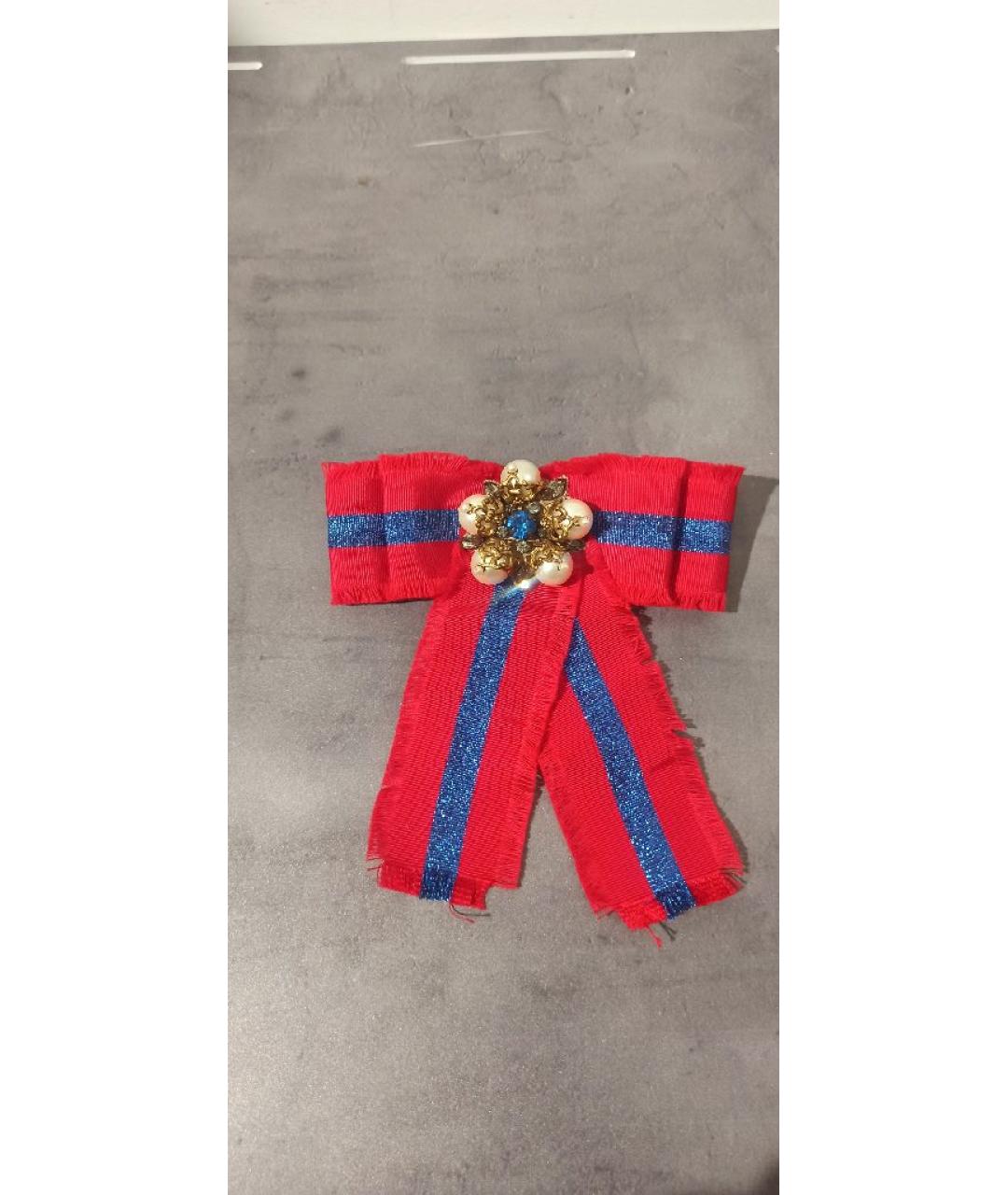 GUCCI Красная булавка / брошь, фото 6