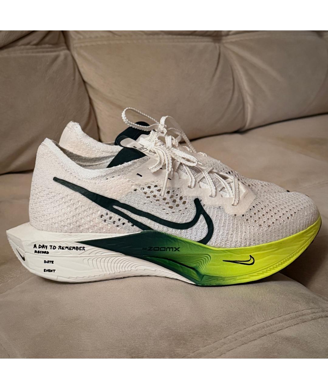 NIKE Белые текстильные кроссовки, фото 10