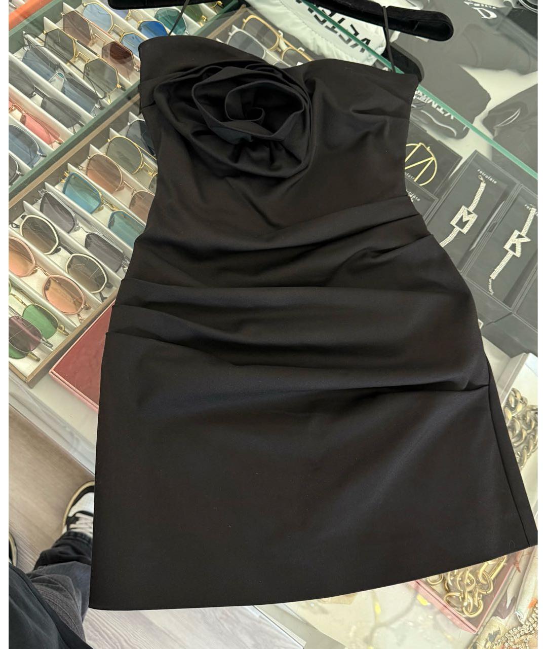 MISHA COLLECTION Черное коктейльное платье, фото 6