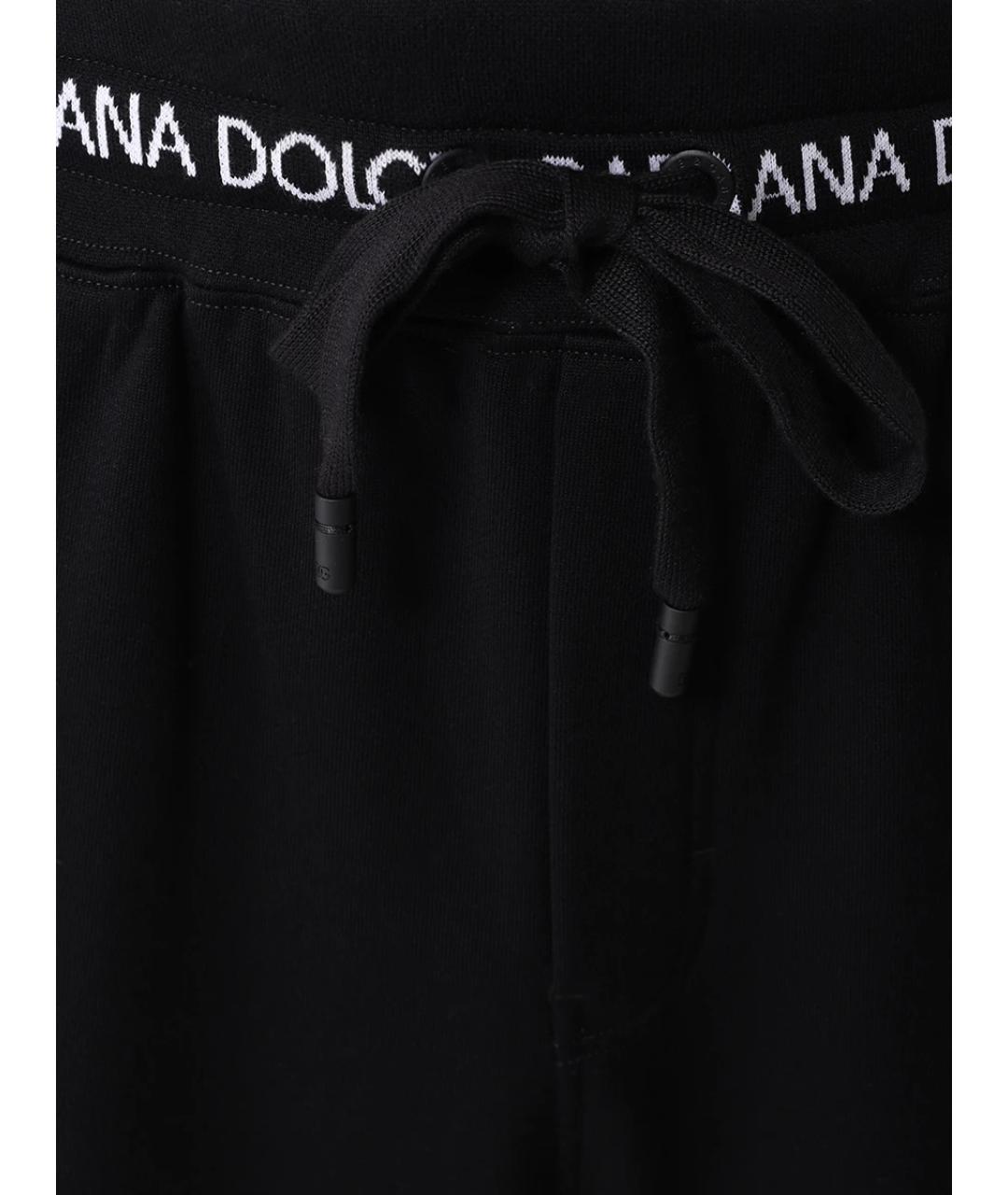DOLCE&GABBANA Черный хлопковый спортивный костюм, фото 8