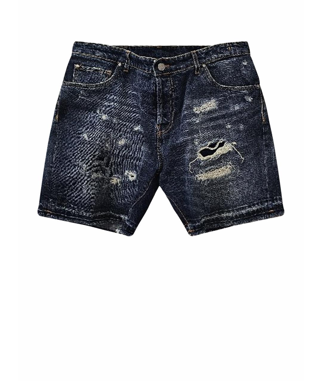 LIU JO Синие хлопковые шорты, фото 1