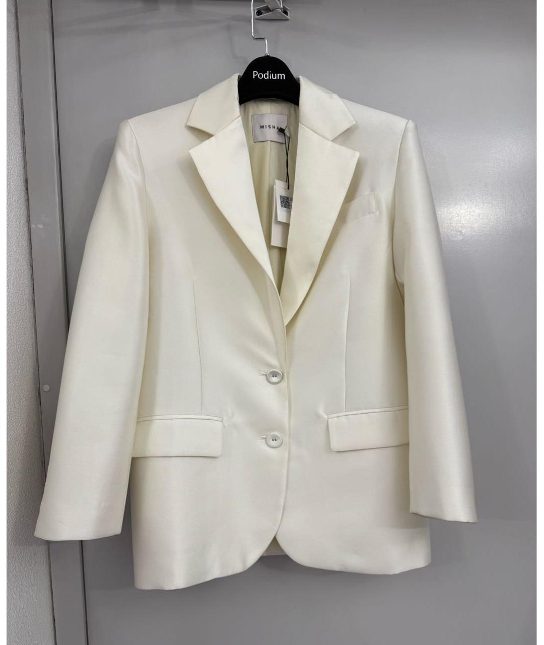 MISHA COLLECTION Бежевый полиэстеровый жакет/пиджак, фото 6