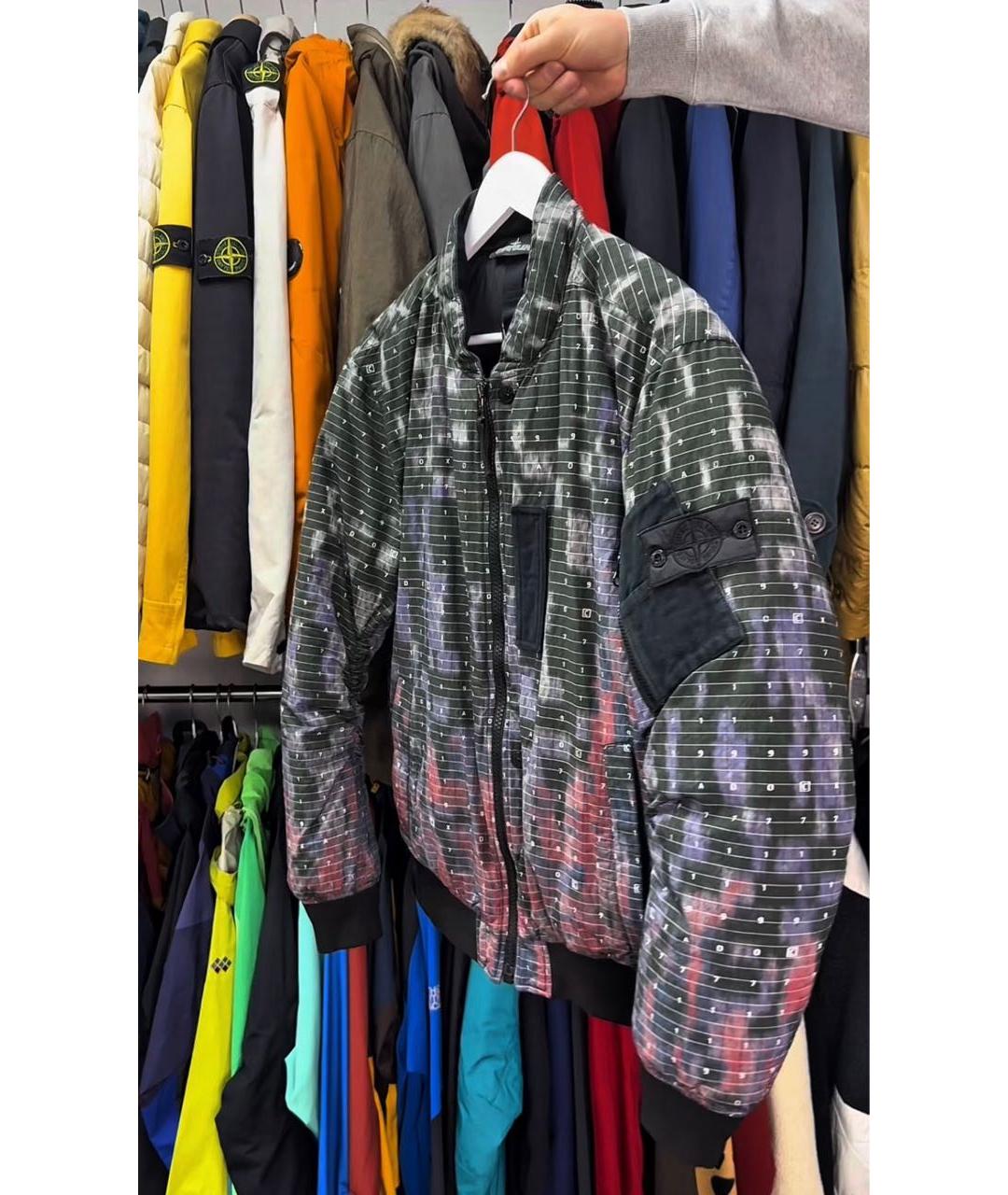 STONE ISLAND Мульти шерстяная куртка, фото 8