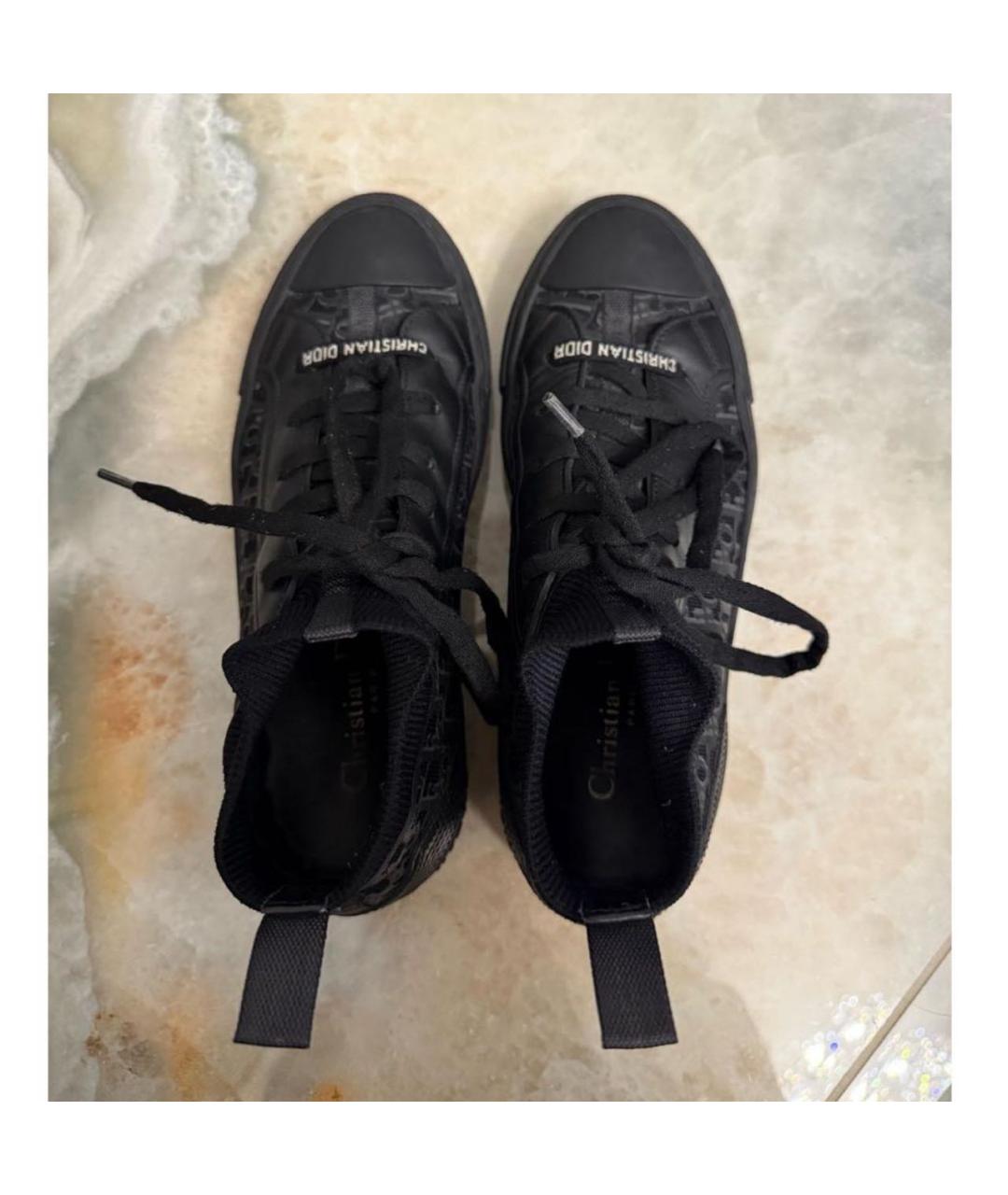 CHRISTIAN DIOR Черные кеды, фото 4