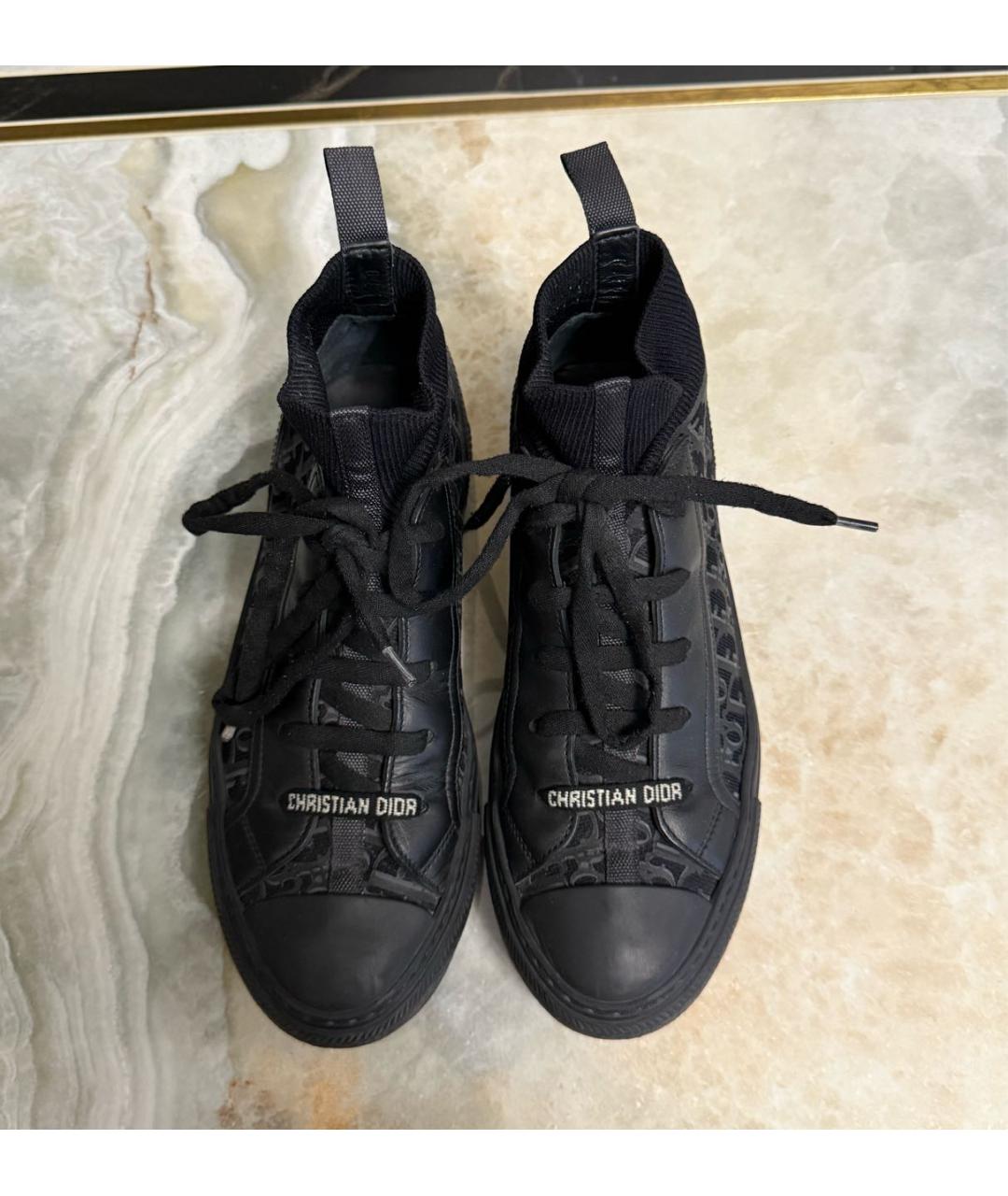 CHRISTIAN DIOR Черные кеды, фото 2