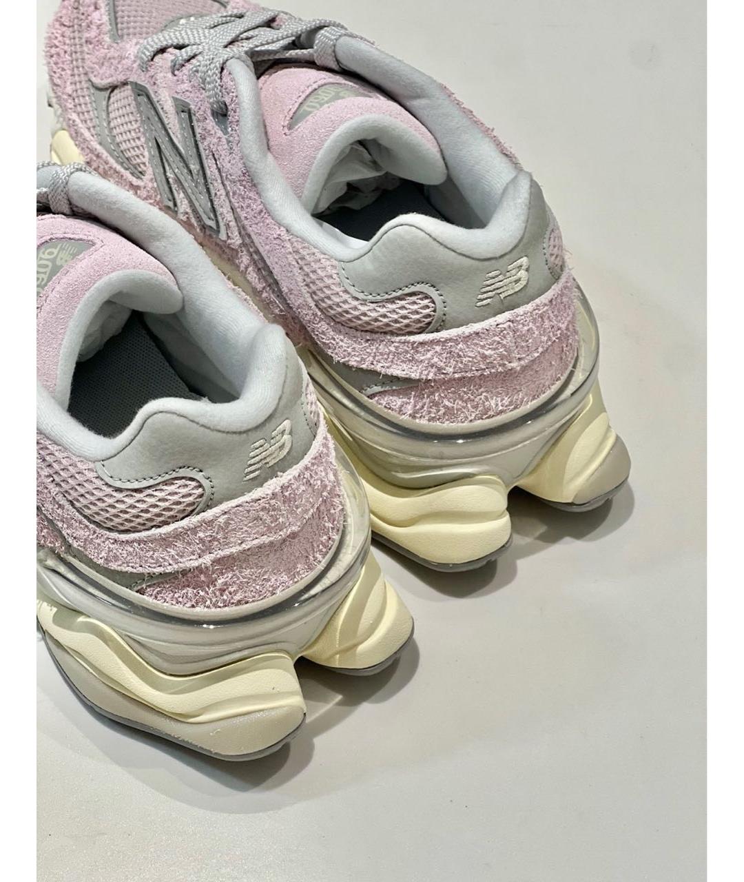 NEW BALANCE Розовые замшевые кроссовки, фото 7