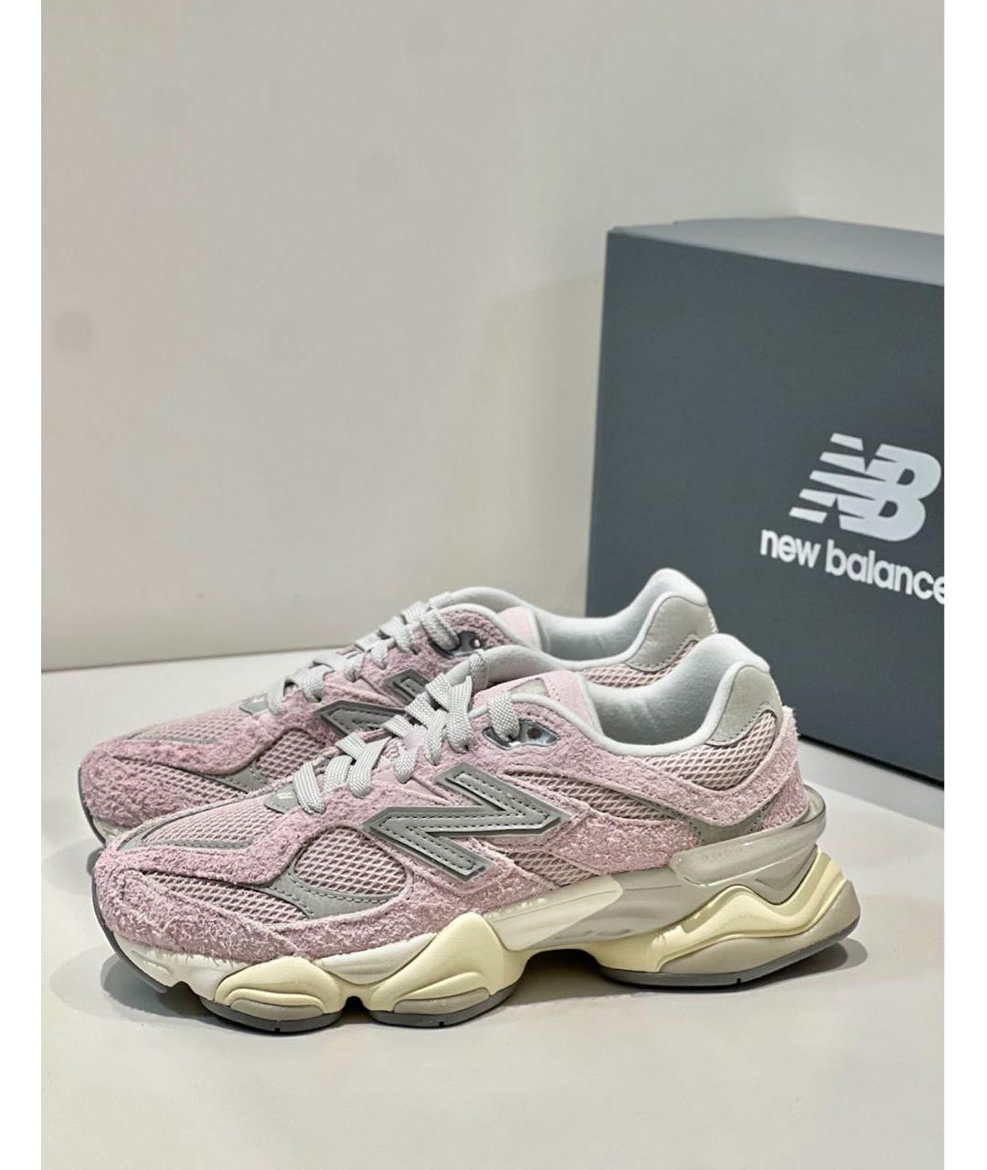 NEW BALANCE Розовые замшевые кроссовки, фото 5