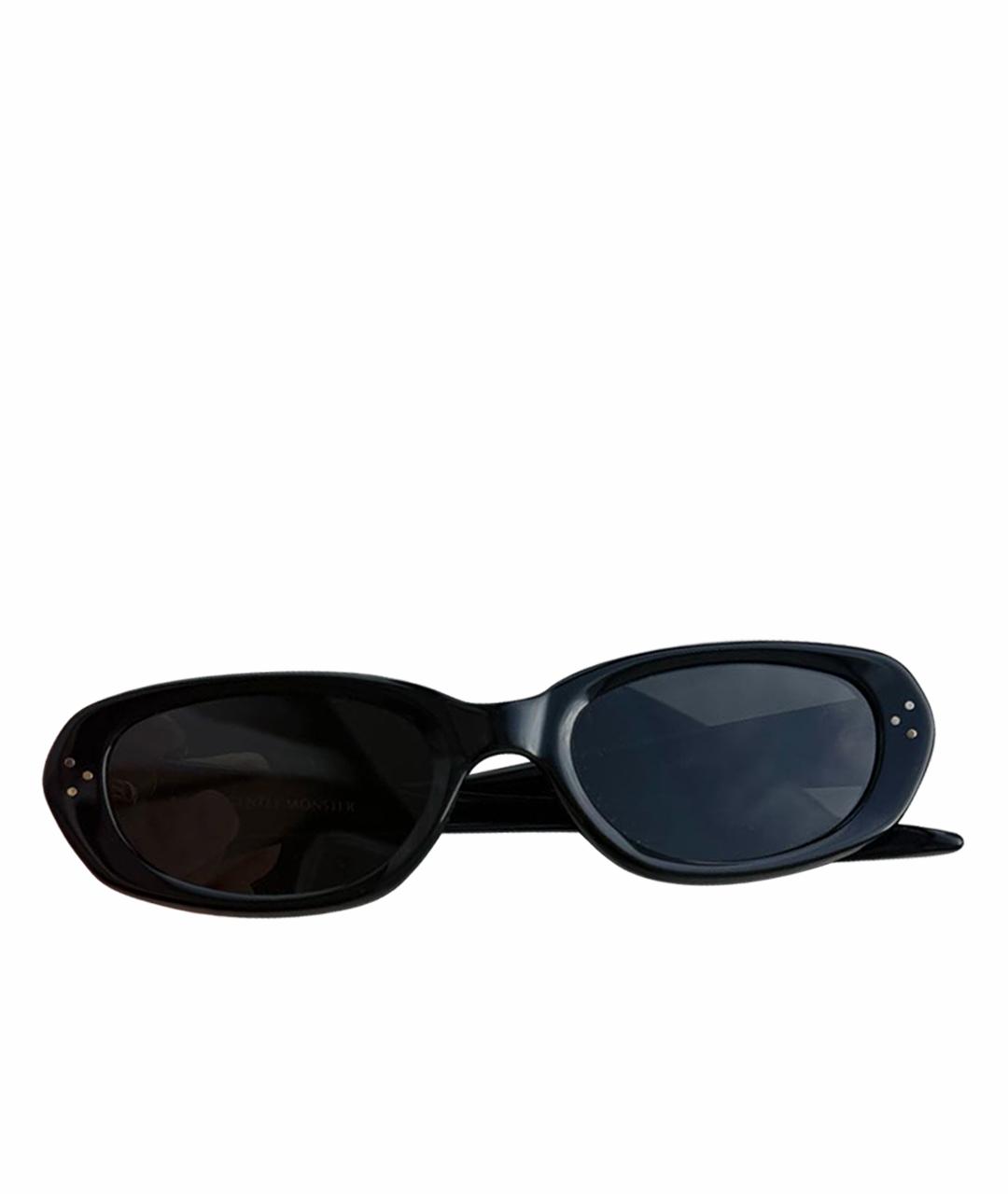 GENTLE MONSTER Черные пластиковые солнцезащитные очки, фото 1